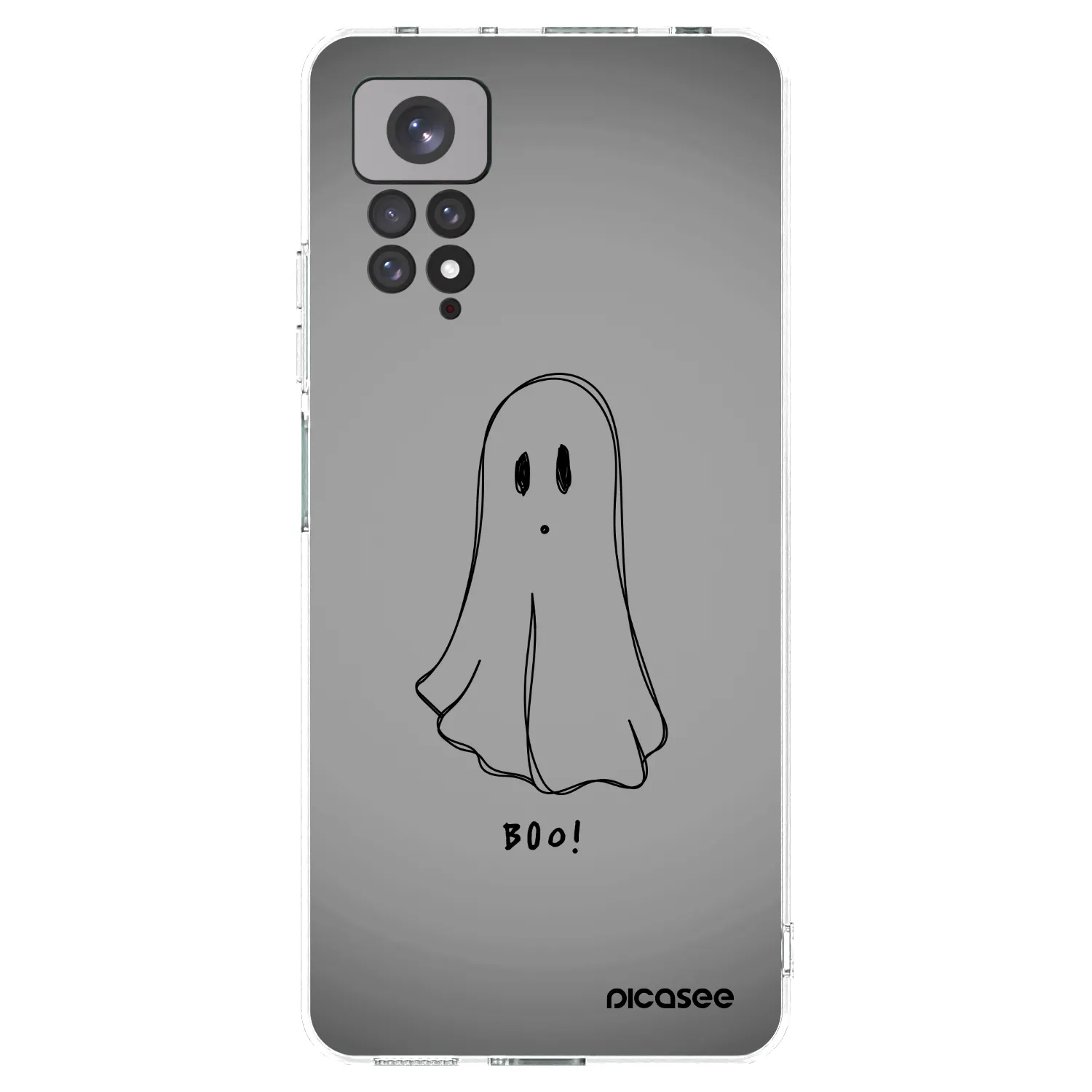 Picasee silikónový prehľadný obal pre Xiaomi Redmi Note 11 - Ghost