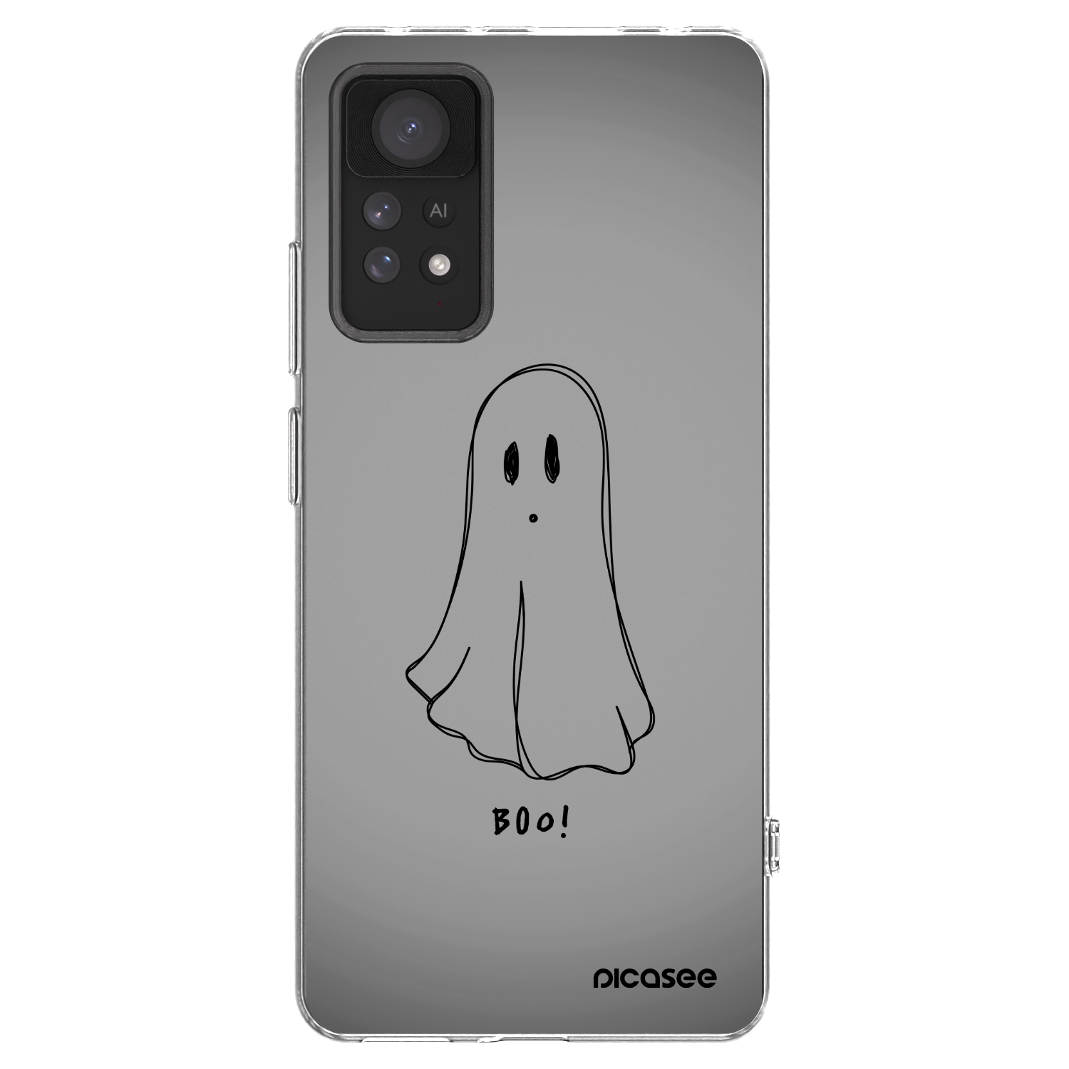 Picasee silikónový prehľadný obal pre Xiaomi Redmi Note 11 Pro 5G - Ghost