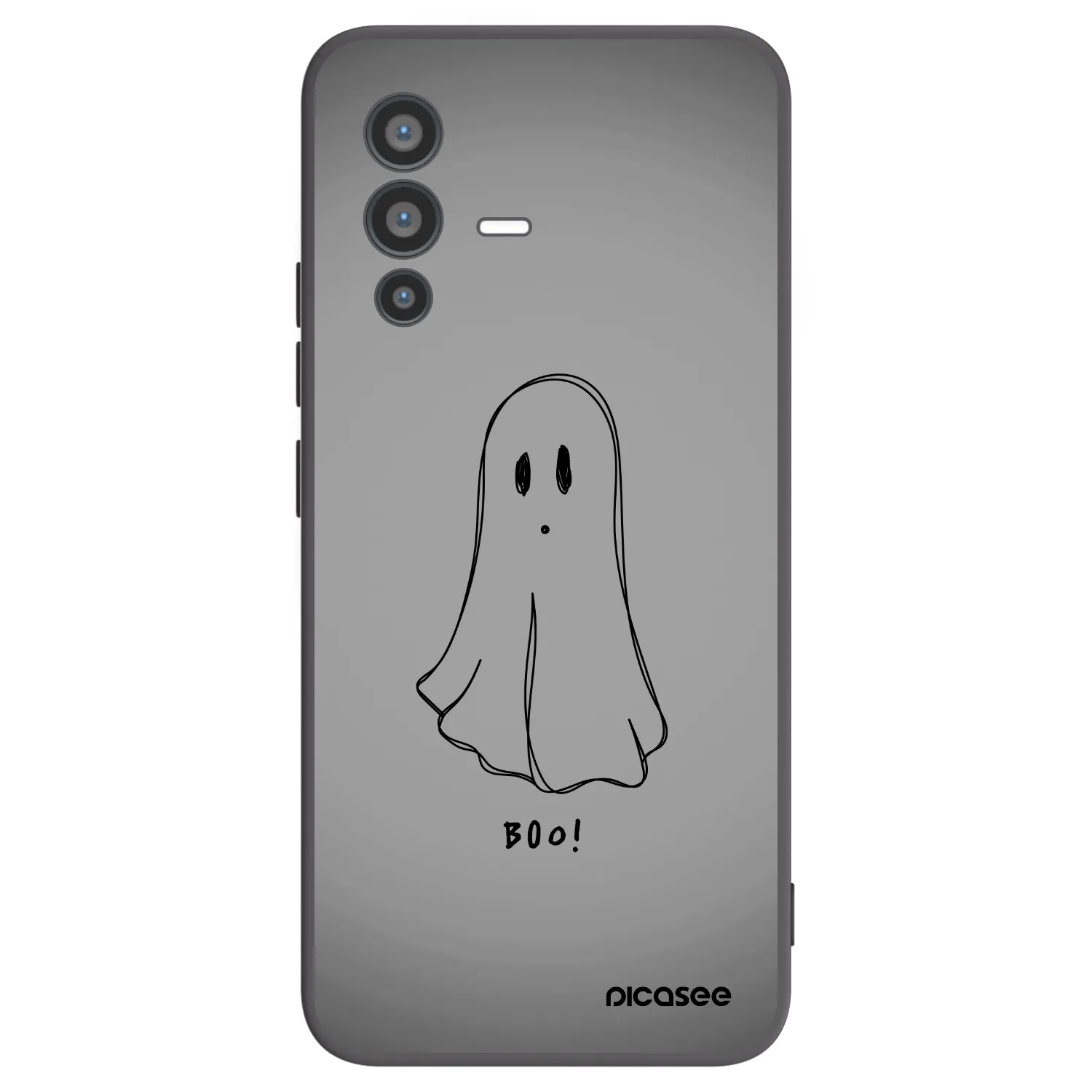 Picasee silikónový čierny obal pre Vivo V23 5G - Ghost