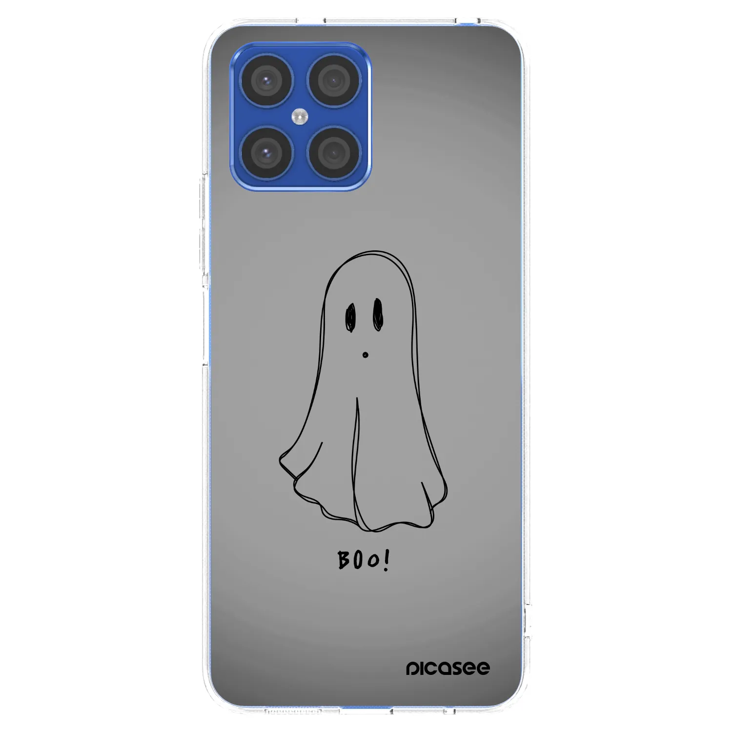Picasee silikónový prehľadný obal pre Honor X8 4G - Ghost