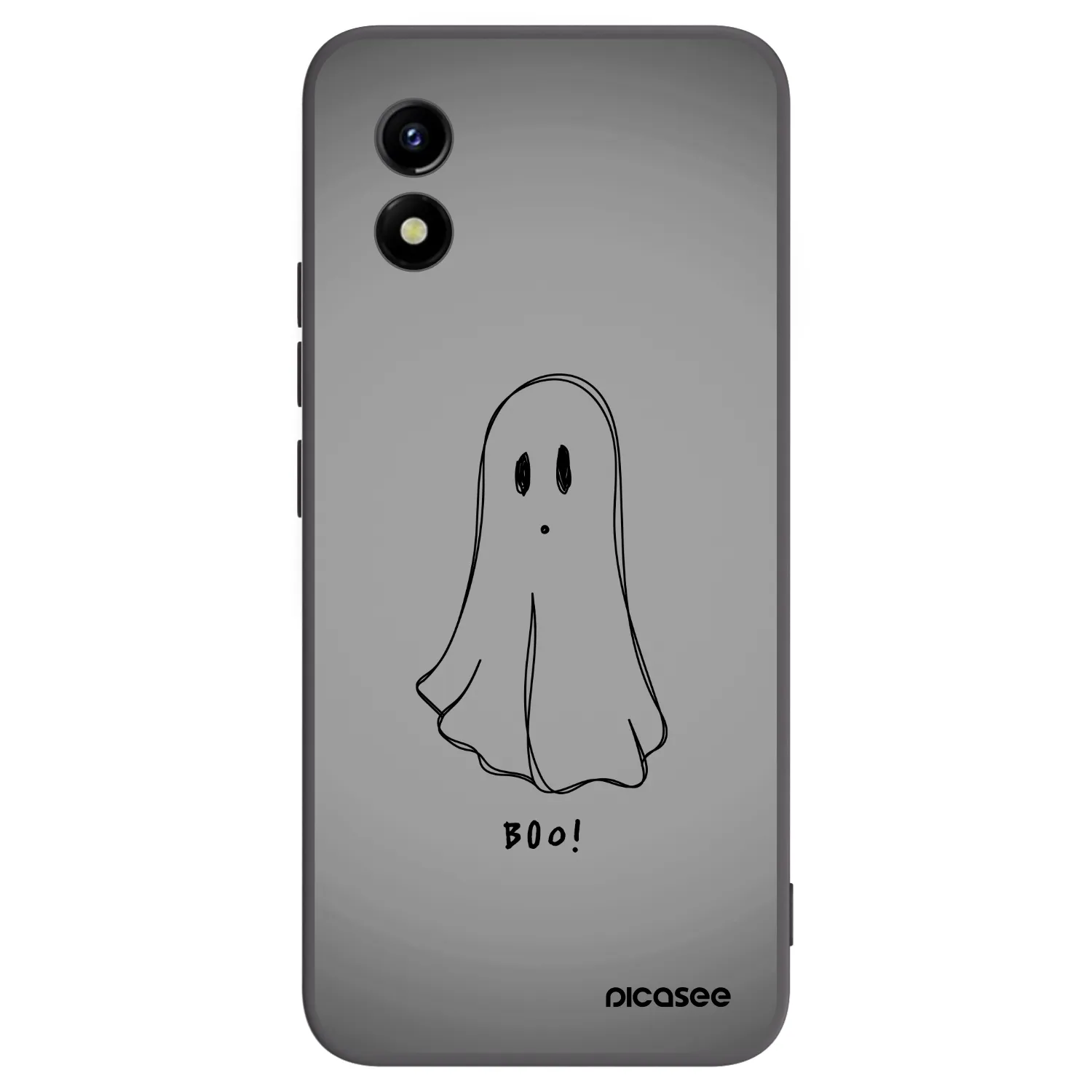 Picasee silikónový čierny obal pre Vivo Y01 - Ghost