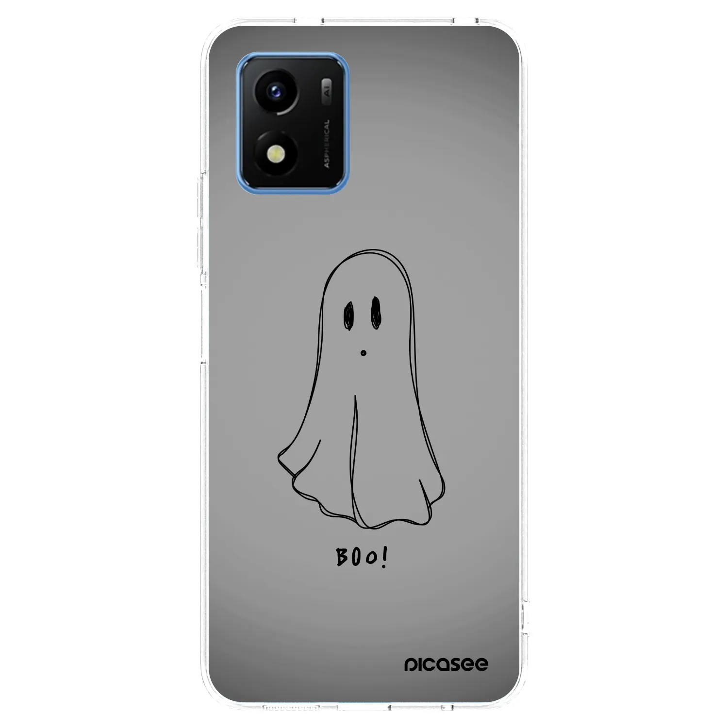 Picasee silikónový prehľadný obal pre Vivo Y01 - Ghost