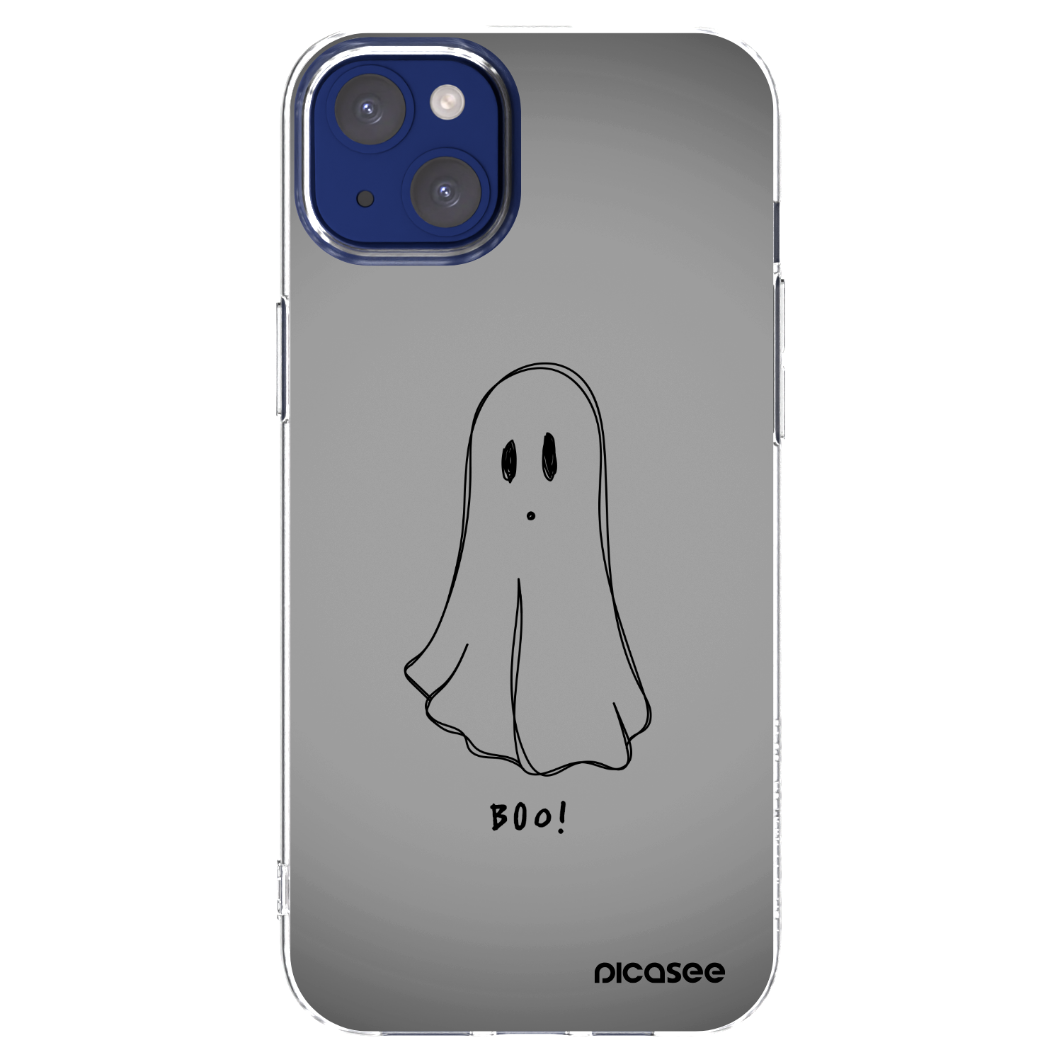 Picasee silikónový prehľadný obal pre Apple iPhone 14 Plus - Ghost