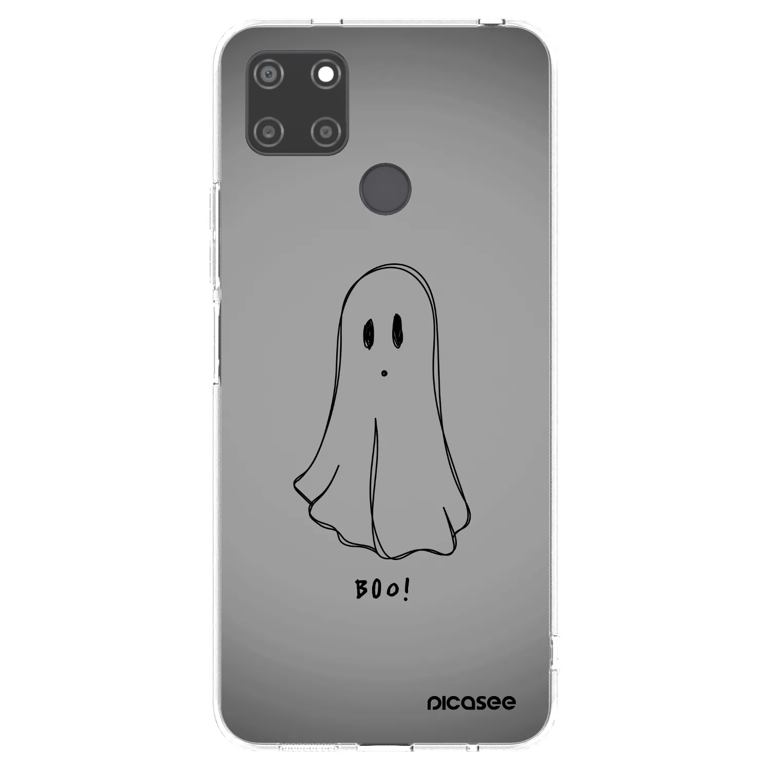 Picasee silikónový prehľadný obal pre Realme C21Y - Ghost
