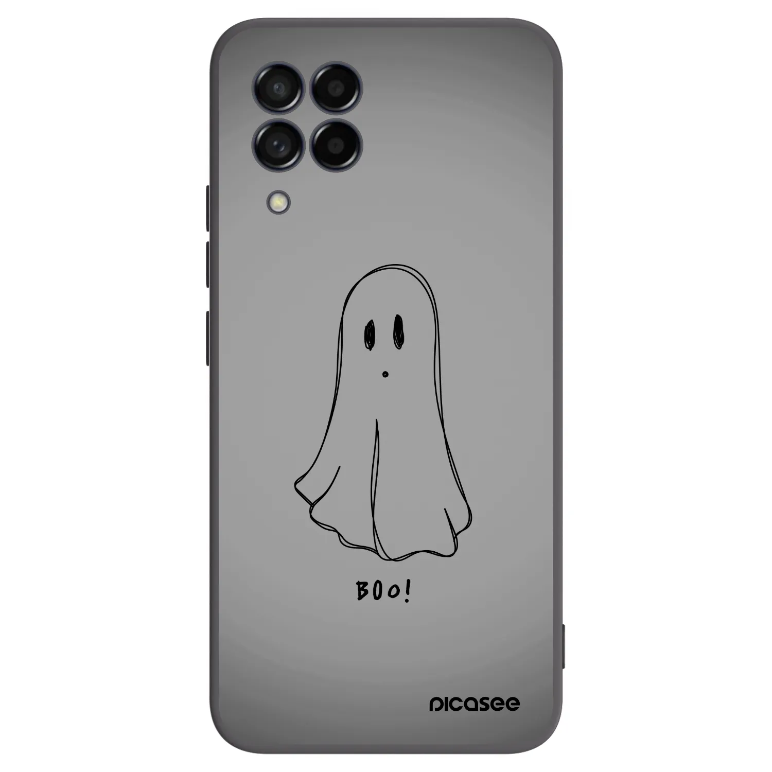Picasee silikónový čierny obal pre Samsung Galaxy M53 5G - Ghost