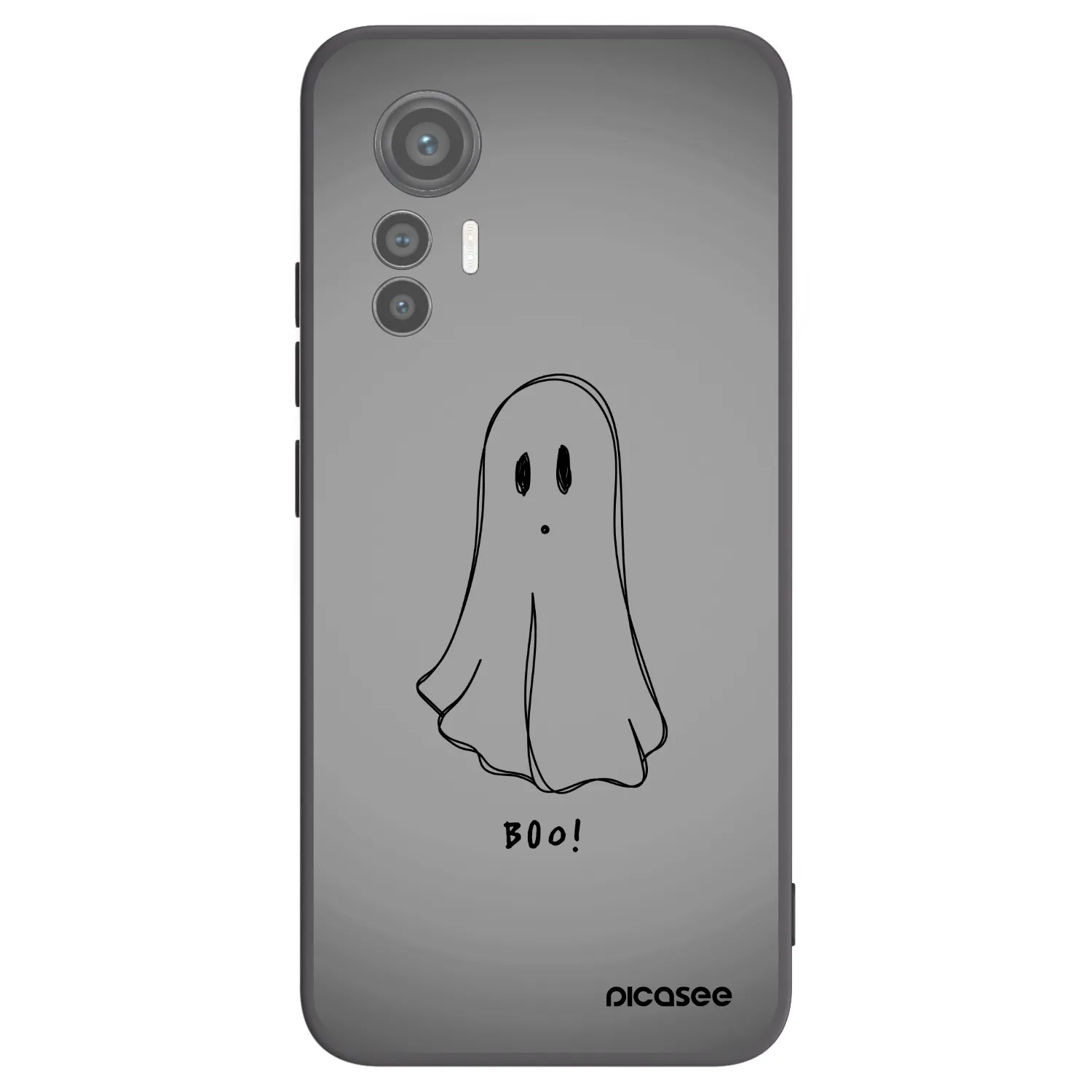 Picasee silikónový čierny obal pre Xiaomi 12 Lite - Ghost