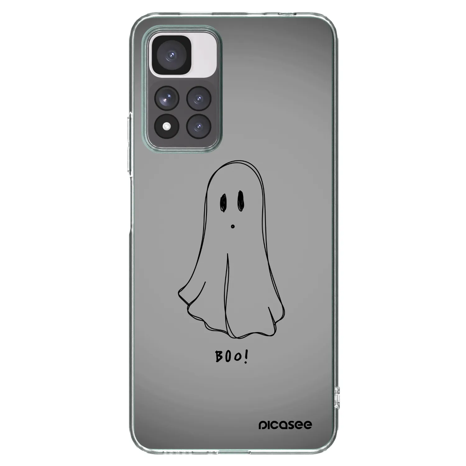 Picasee silikónový prehľadný obal pre Xiaomi Redmi Note 11 Pro+ 5G - Ghost