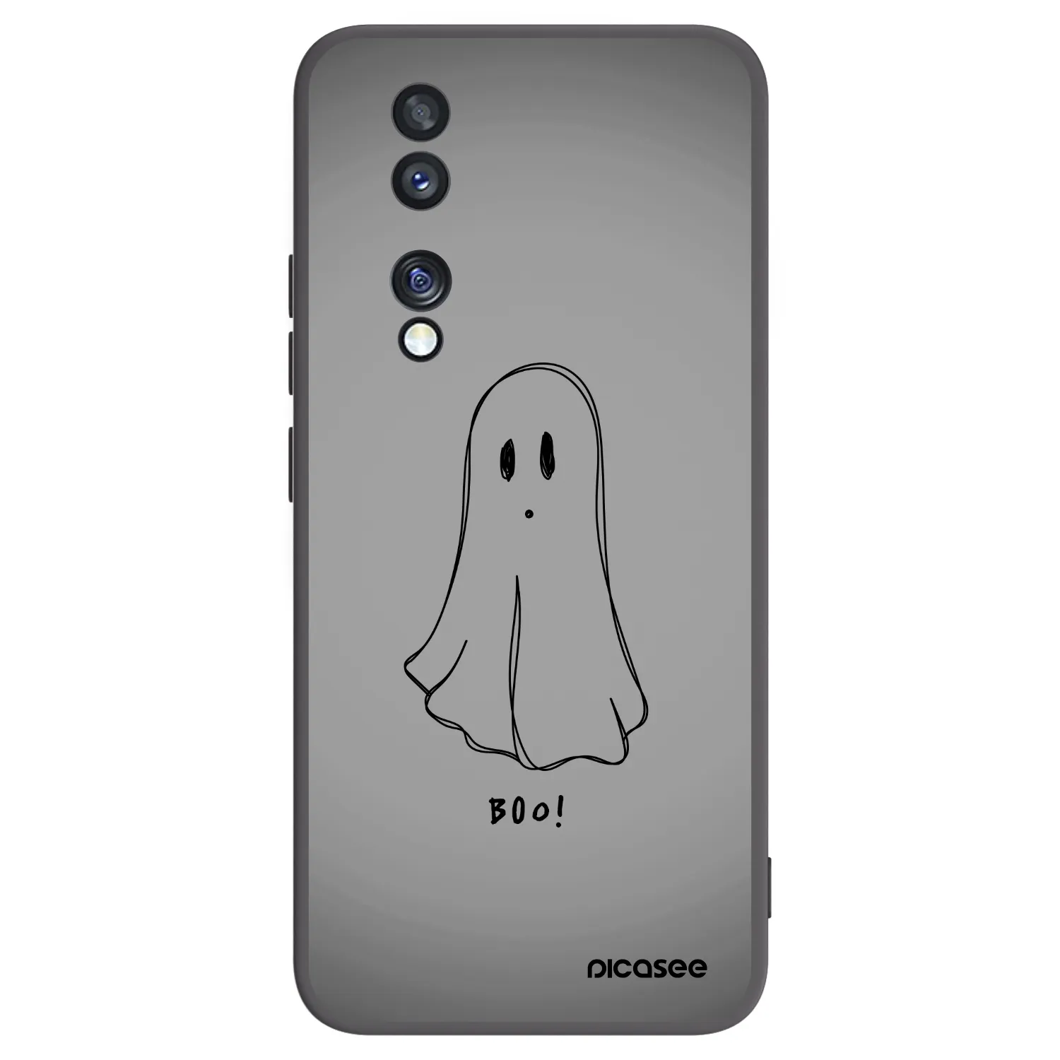 Picasee silikónový čierny obal pre Honor 70 - Ghost