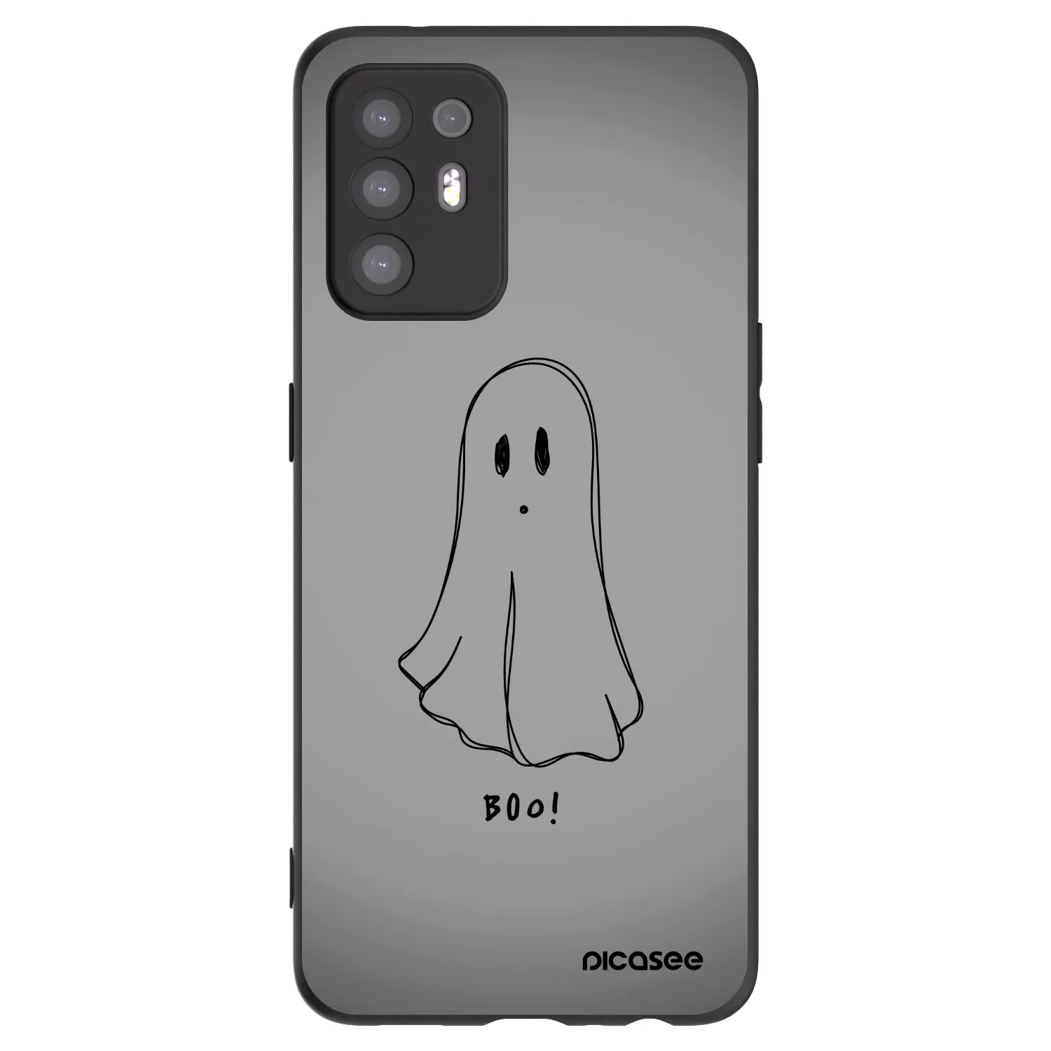 Picasee silikónový čierny obal pre OPPO A94 5G - Ghost