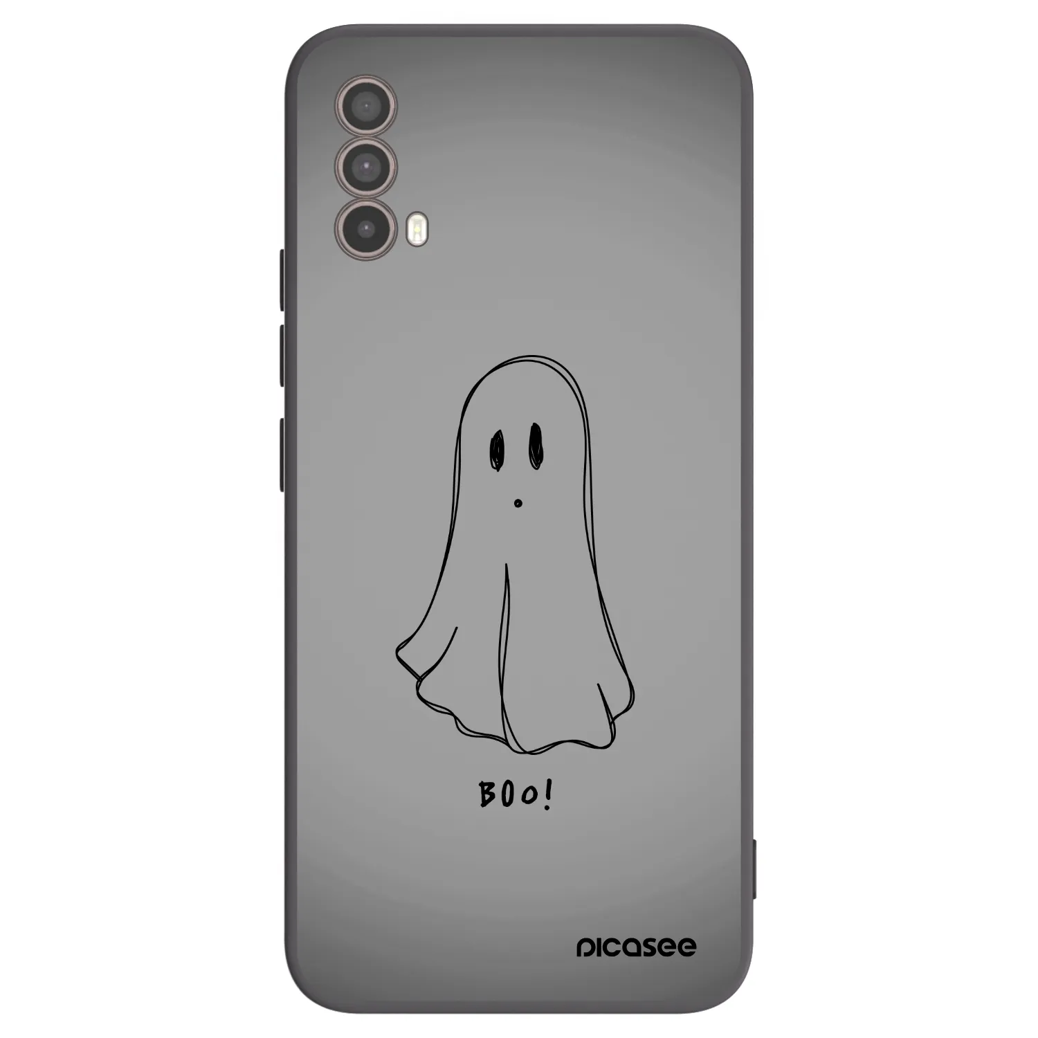 Picasee silikónový čierny obal pre Motorola Moto E40 - Ghost