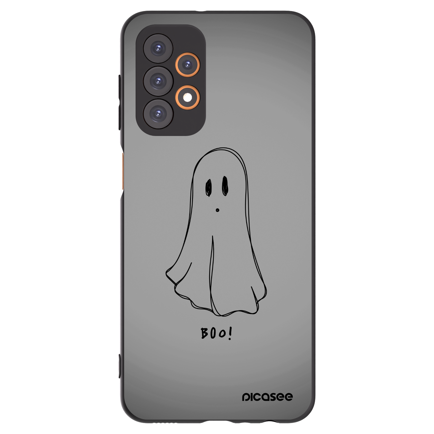 Picasee silikónový čierny obal pre Samsung Galaxy A23 A235F 4G - Ghost