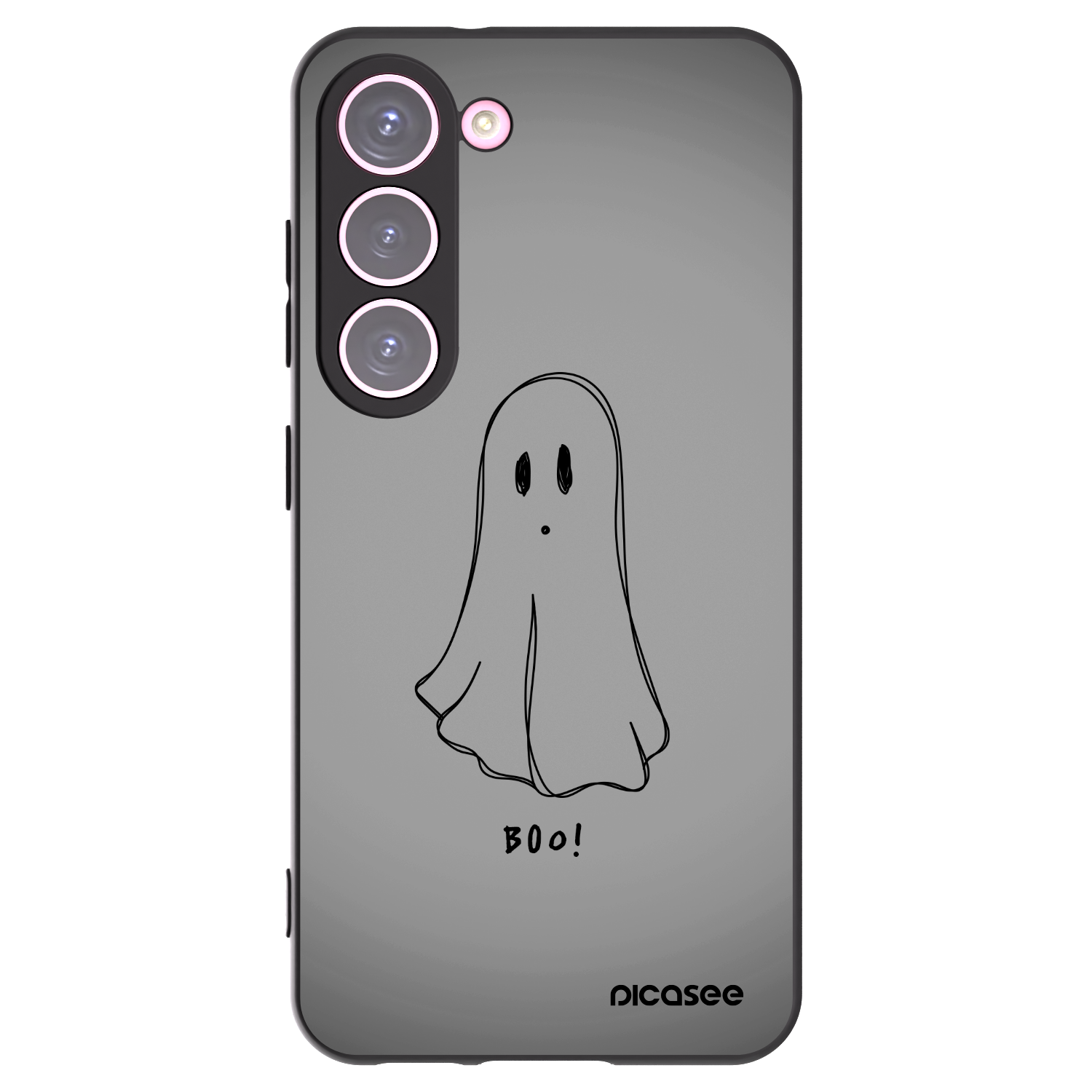 Picasee silikónový čierny obal pre Samsung Galaxy S23 5G - Ghost