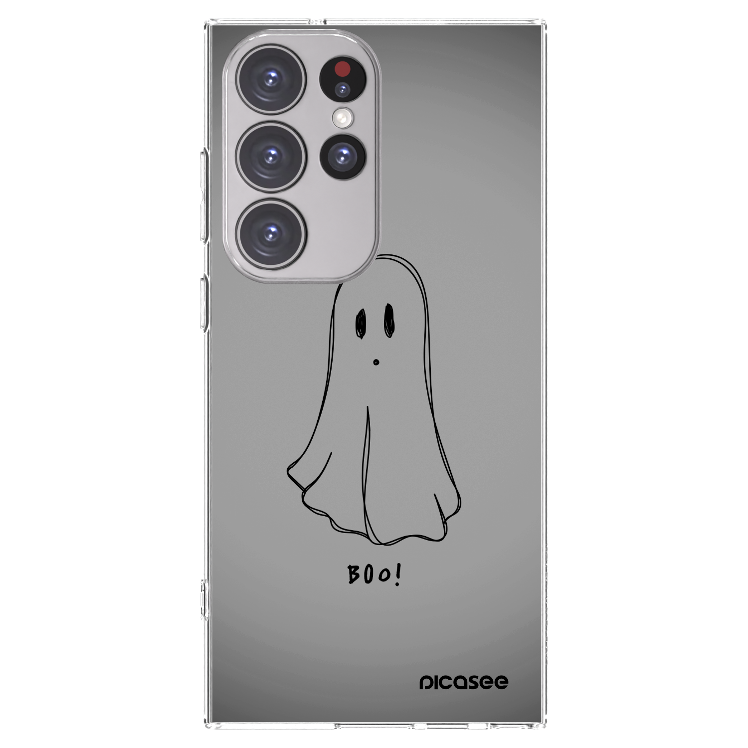 Picasee silikónový prehľadný obal pre Samsung Galaxy S23 Ultra 5G - Ghost