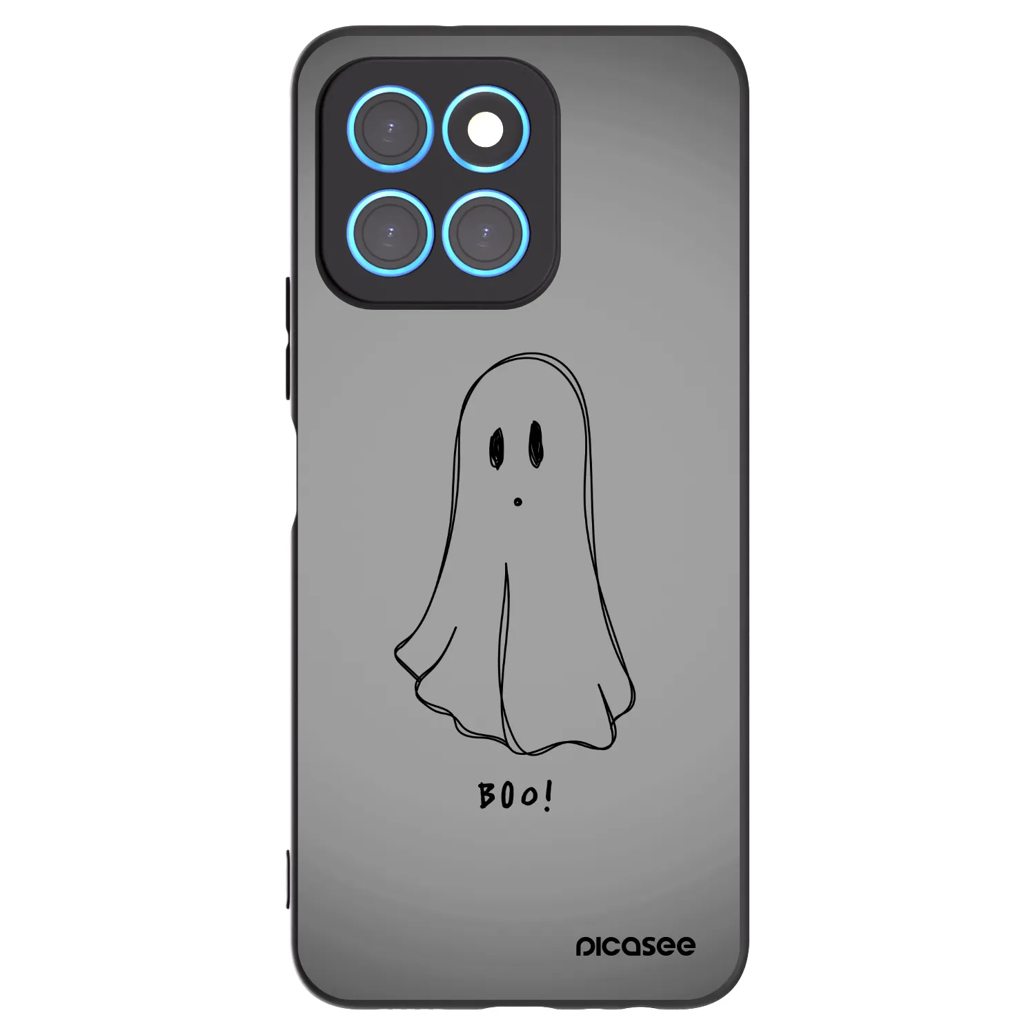 Picasee silikónový čierny obal pre Honor X8 5G - Ghost