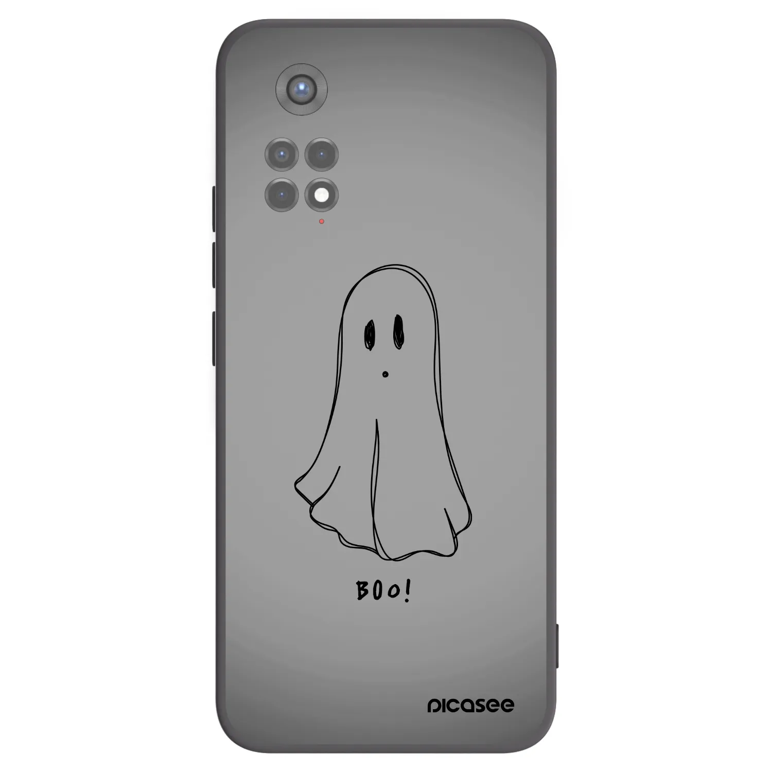 Picasee silikónový čierny obal pre Xiaomi Redmi Note 11S 5G - Ghost