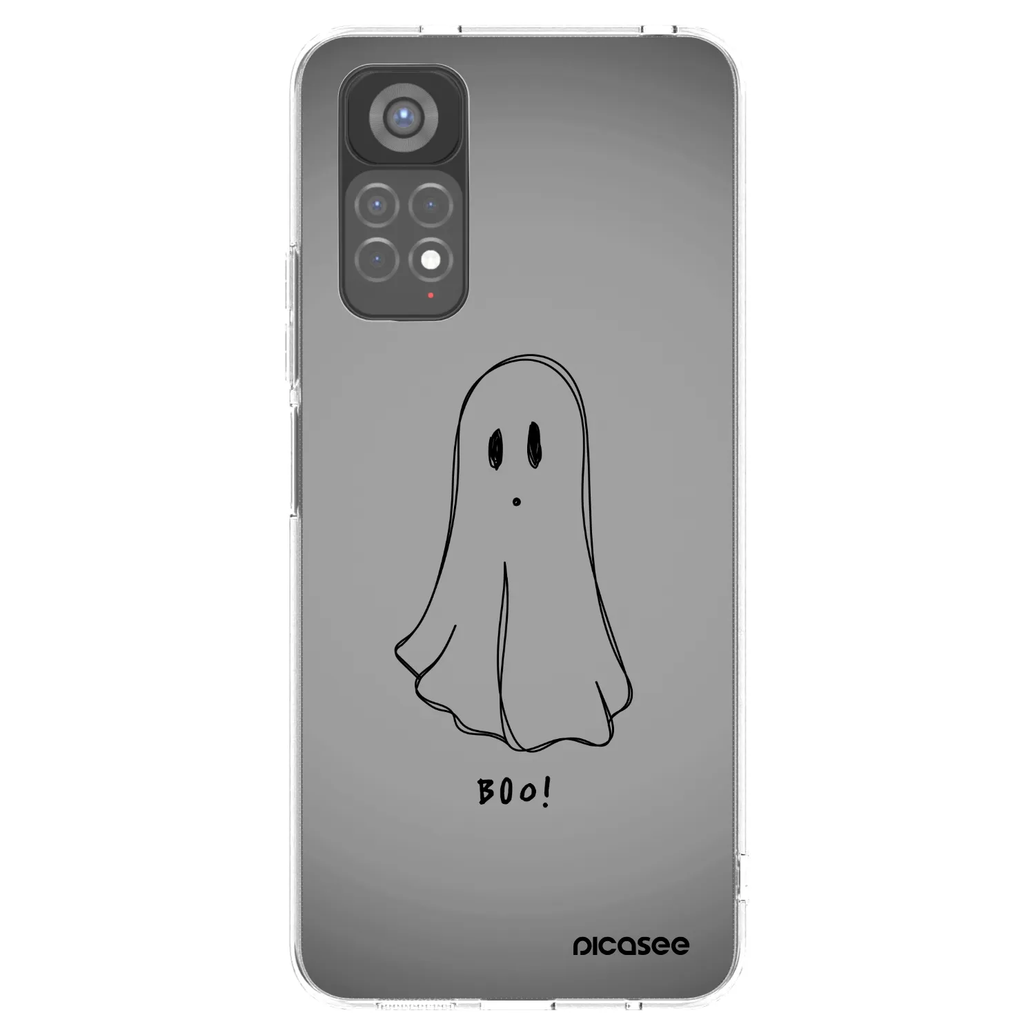 Picasee silikónový prehľadný obal pre Xiaomi Redmi Note 11S 5G - Ghost