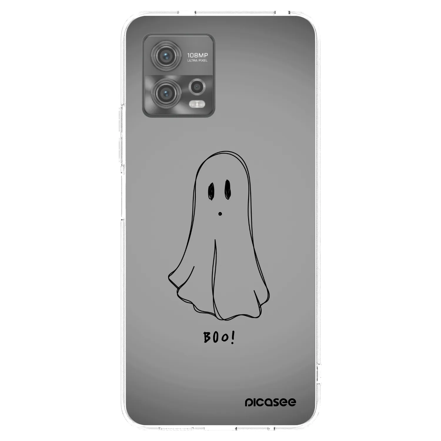 Picasee silikónový prehľadný obal pre Motorola Moto G72 - Ghost