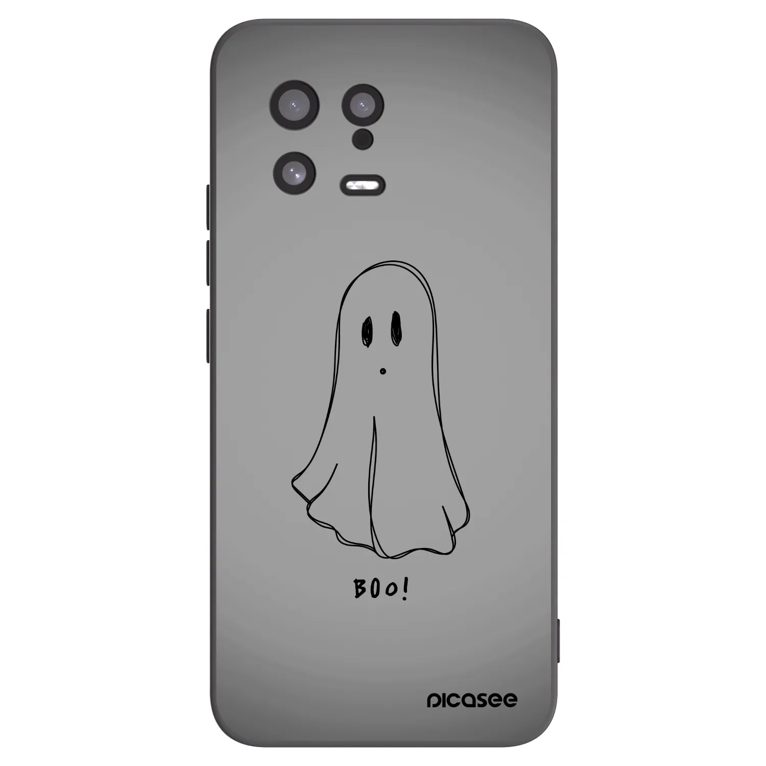 Picasee silikónový čierny obal pre Xiaomi 13 - Ghost
