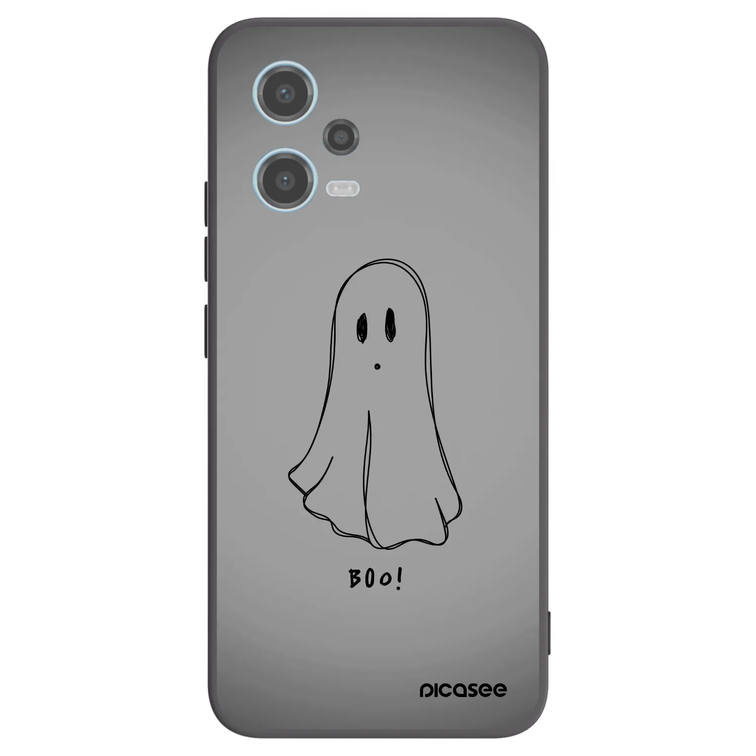 Picasee silikónový čierny obal pre Xiaomi Redmi Note 12 5G - Ghost