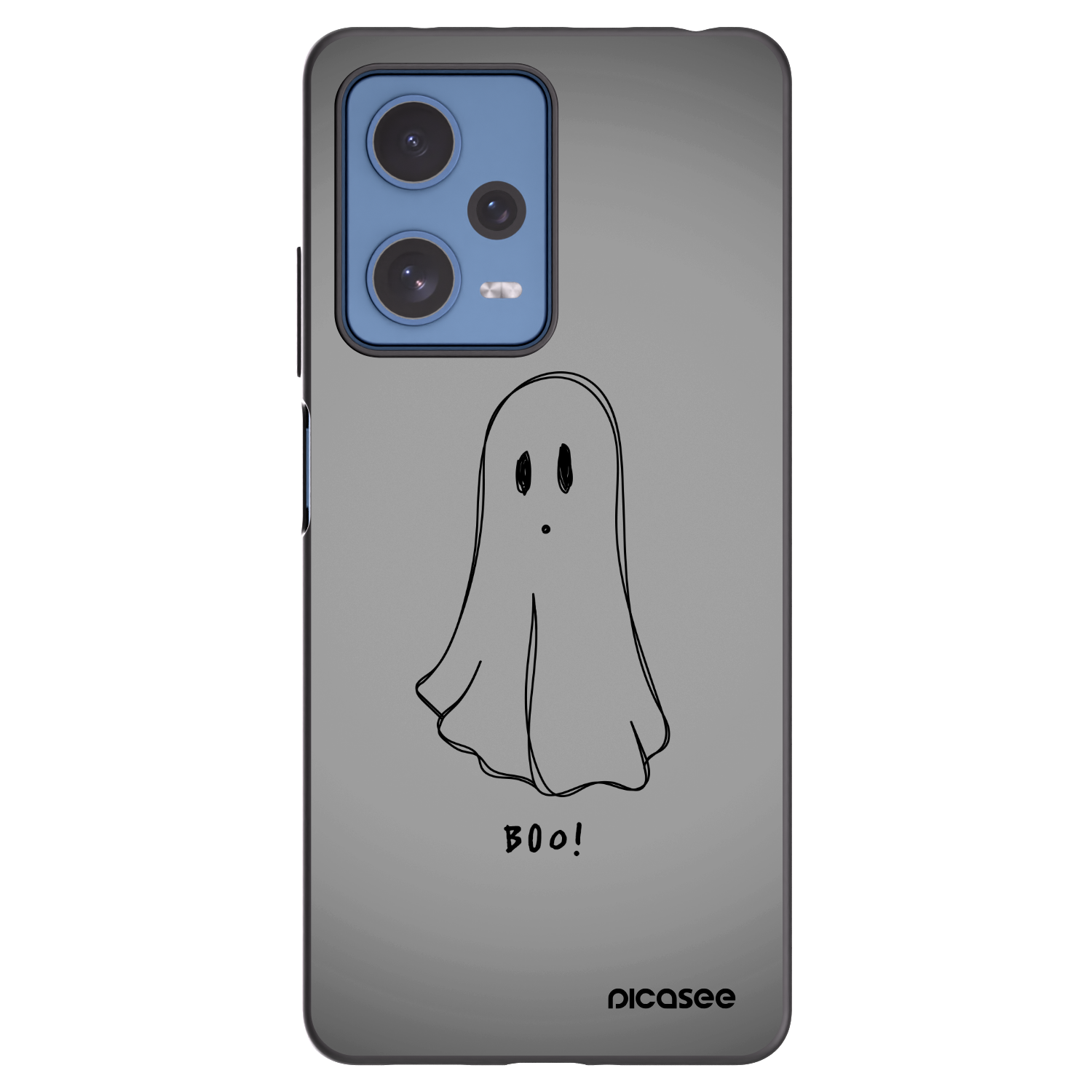 Picasee silikónový čierny obal pre Xiaomi Redmi Note 12 Pro 5G - Ghost
