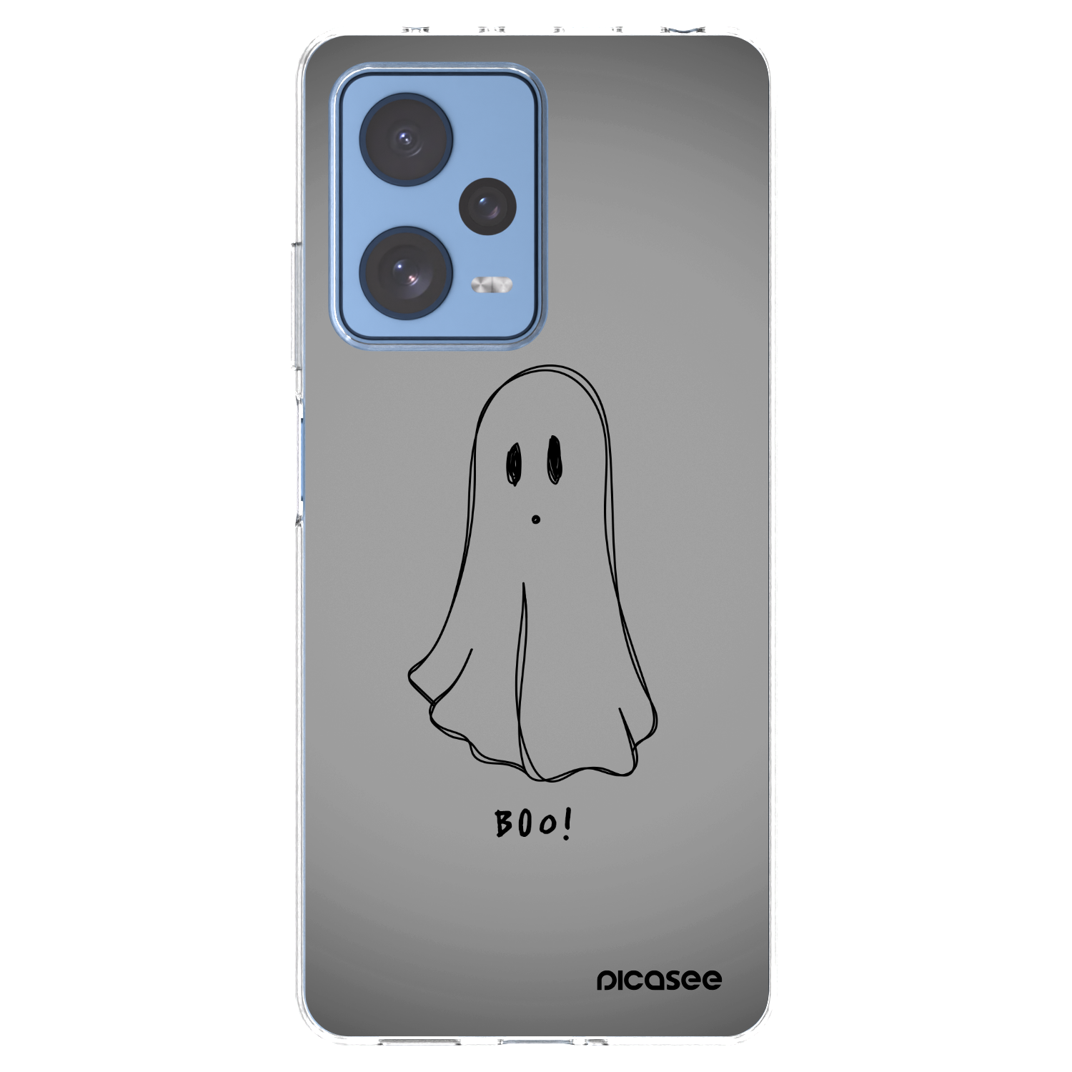 Picasee silikónový prehľadný obal pre Xiaomi Redmi Note 12 Pro 5G - Ghost