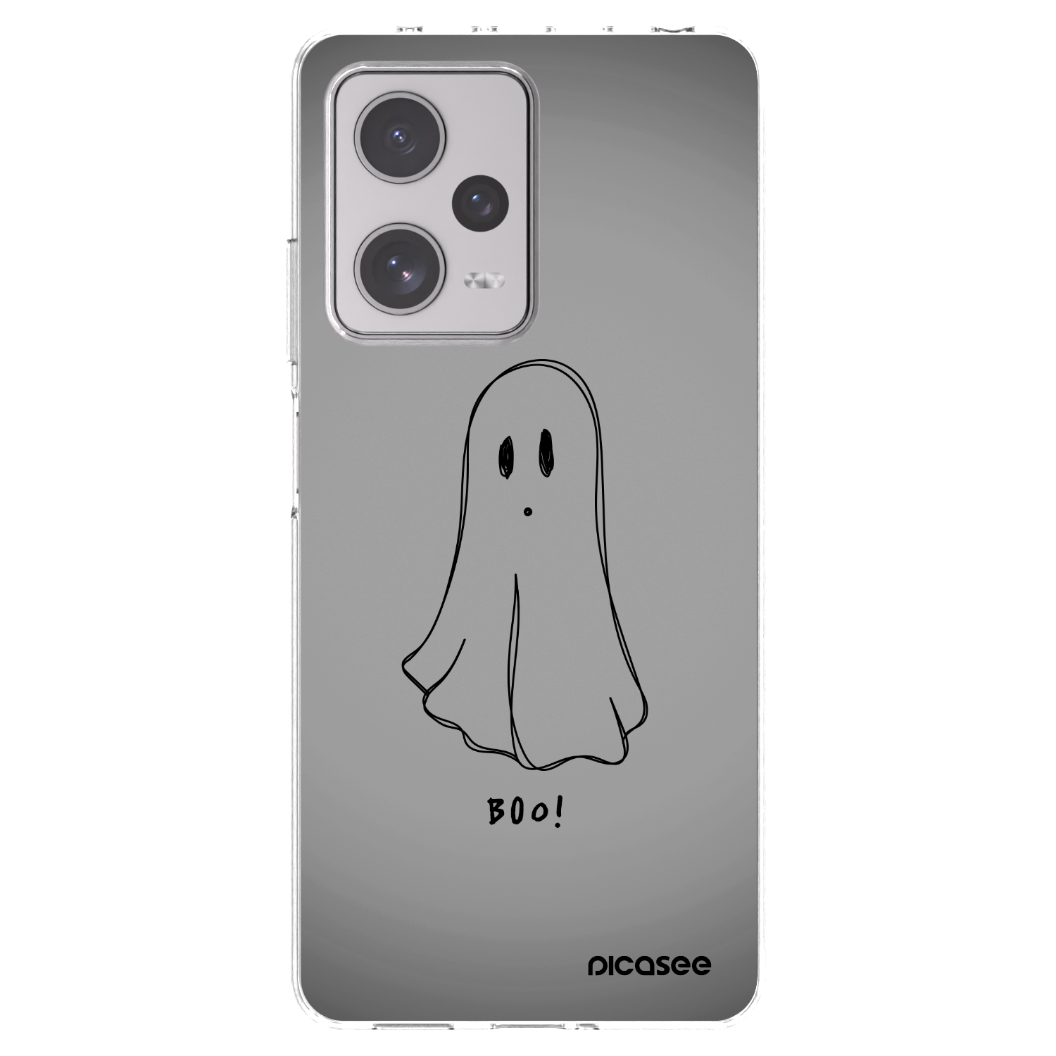 Picasee silikónový prehľadný obal pre Xiaomi Redmi Note 12 Pro+ 5G - Ghost