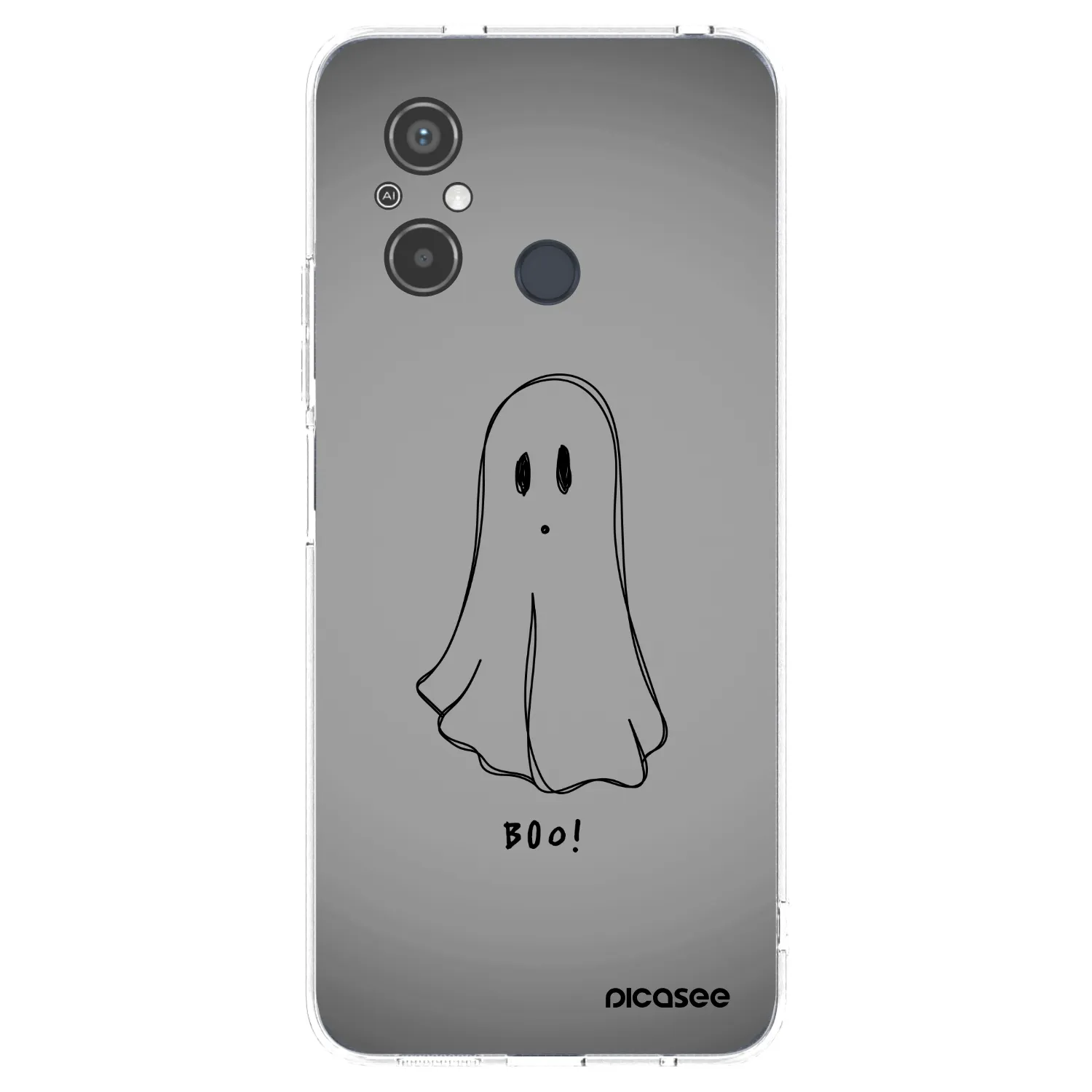 Picasee silikónový prehľadný obal pre Xiaomi Redmi 12C - Ghost