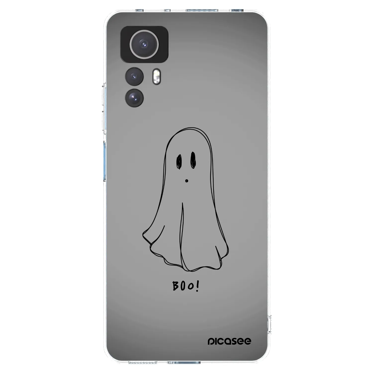 Picasee silikónový prehľadný obal pre Xiaomi Redmi Note 12S - Ghost