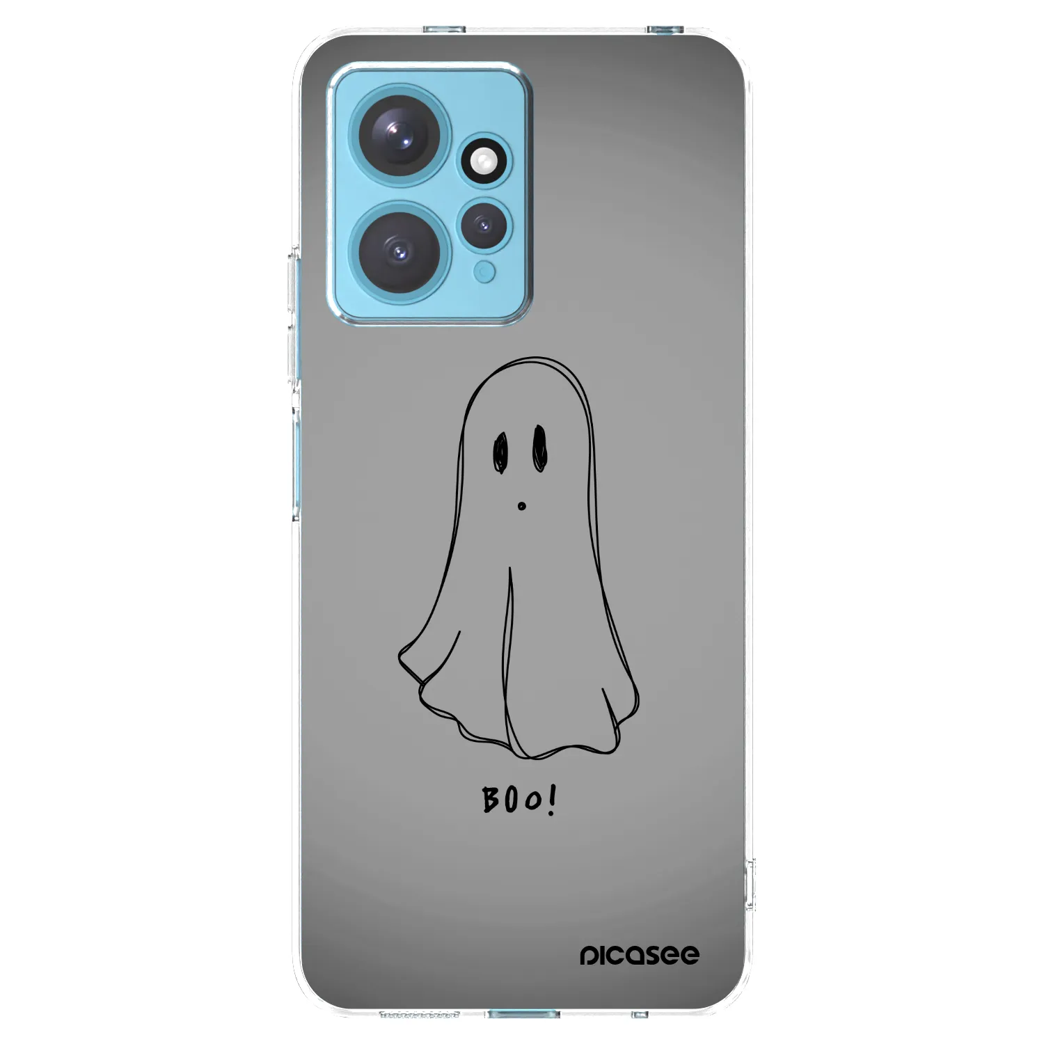Picasee silikónový prehľadný obal pre Xiaomi Redmi Note 12 4G - Ghost