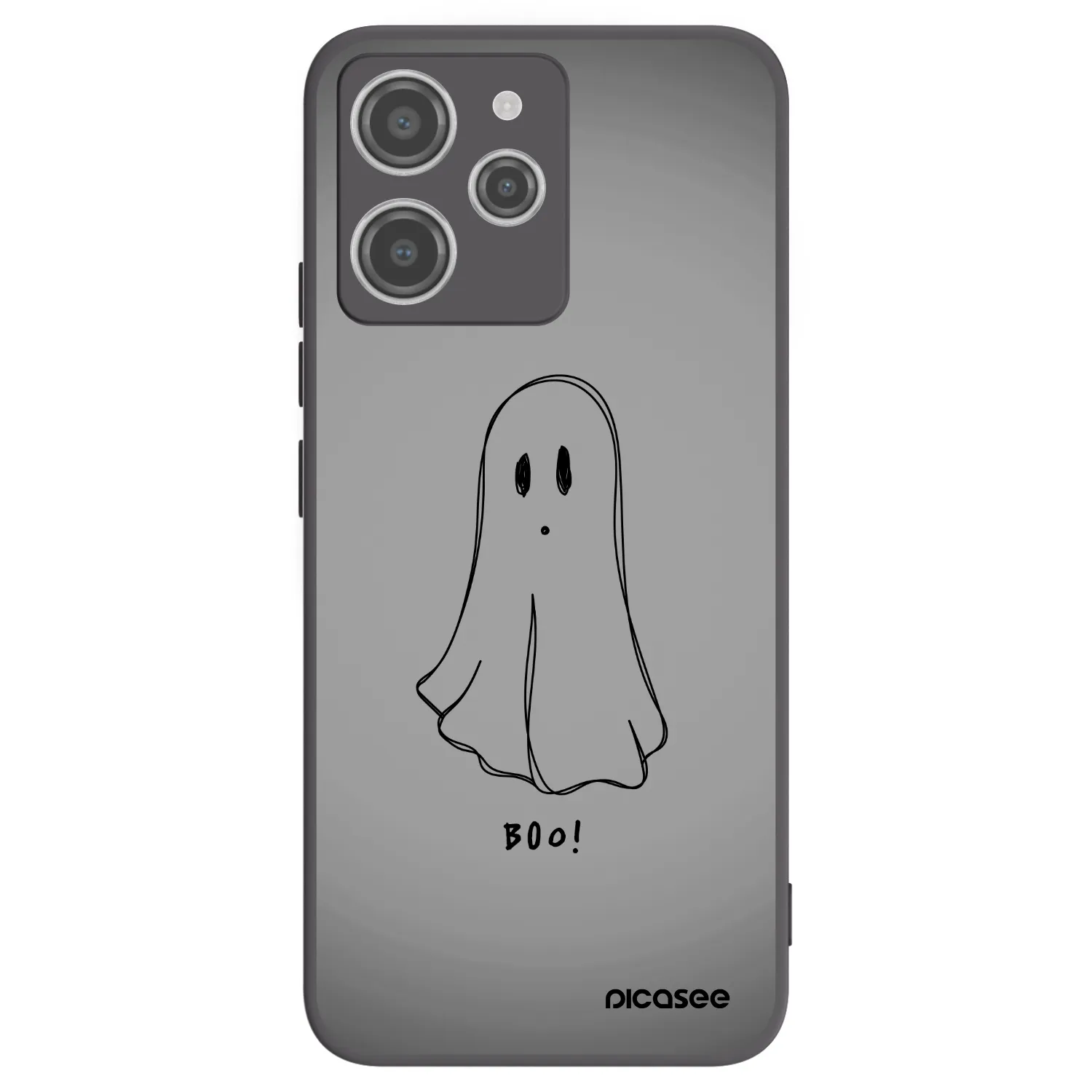 Picasee silikónový čierny obal pre Xiaomi Redmi 12 4G - Ghost