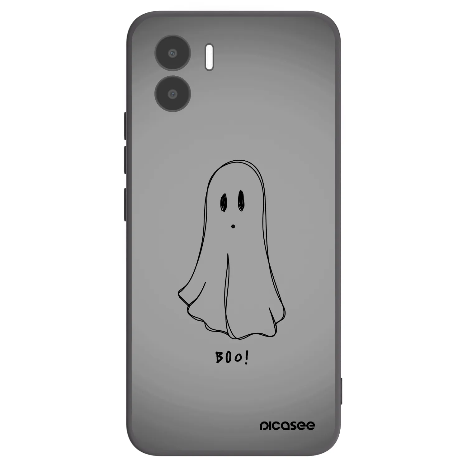 Picasee silikónový čierny obal pre Xiaomi Redmi A2 - Ghost