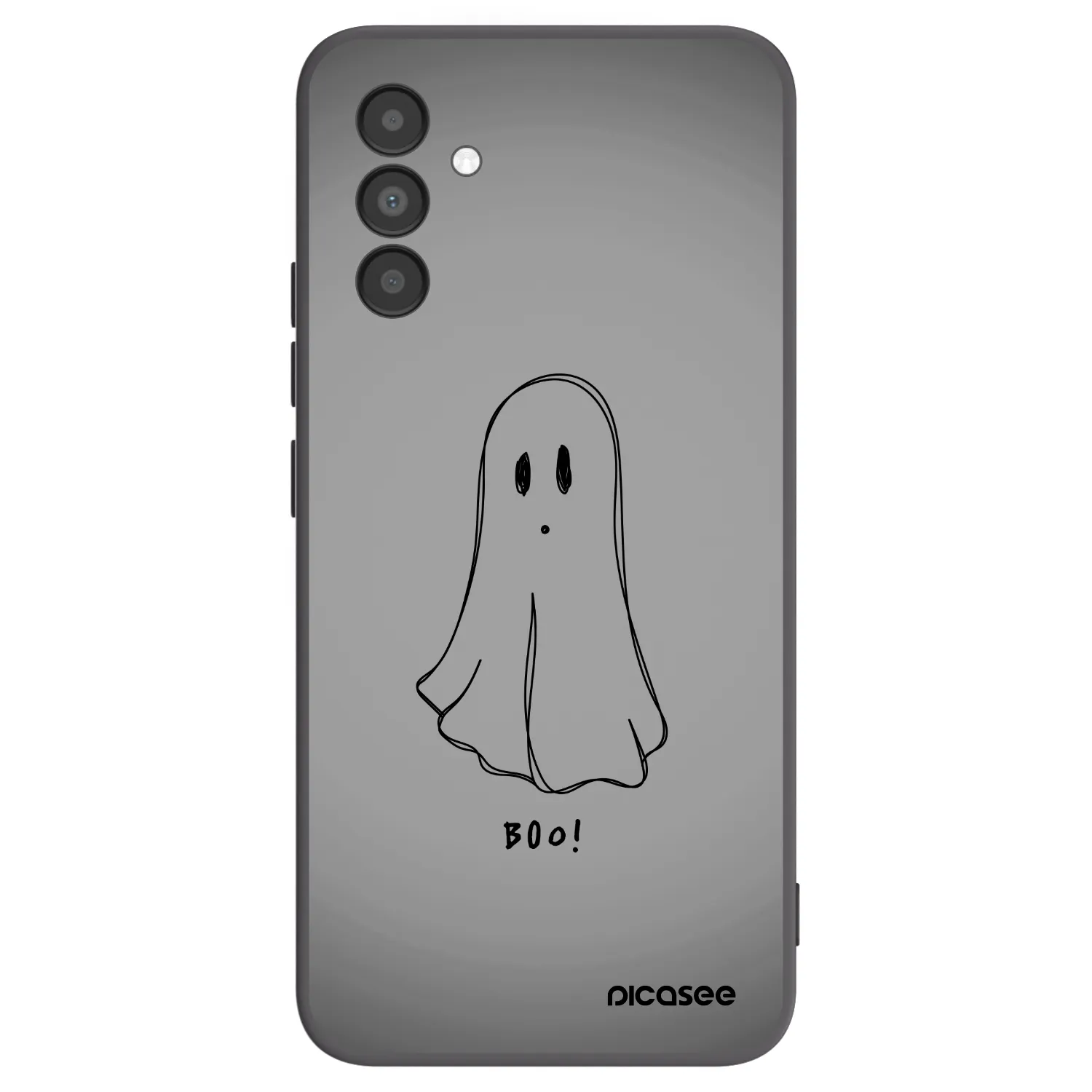 Picasee silikónový čierny obal pre Samsung Galaxy A04s A047F - Ghost