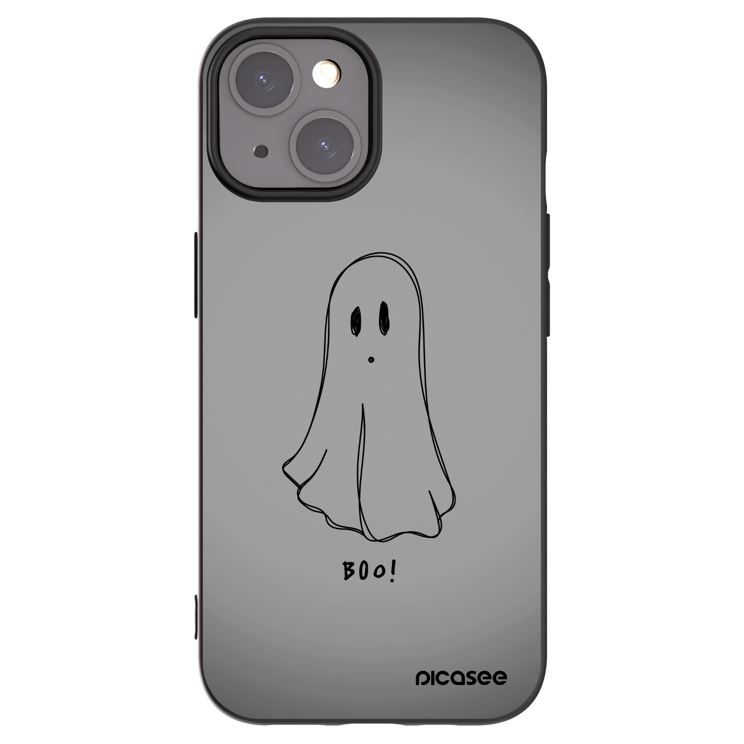 Picasee silikónový čierny obal pre Apple iPhone 15 - Ghost