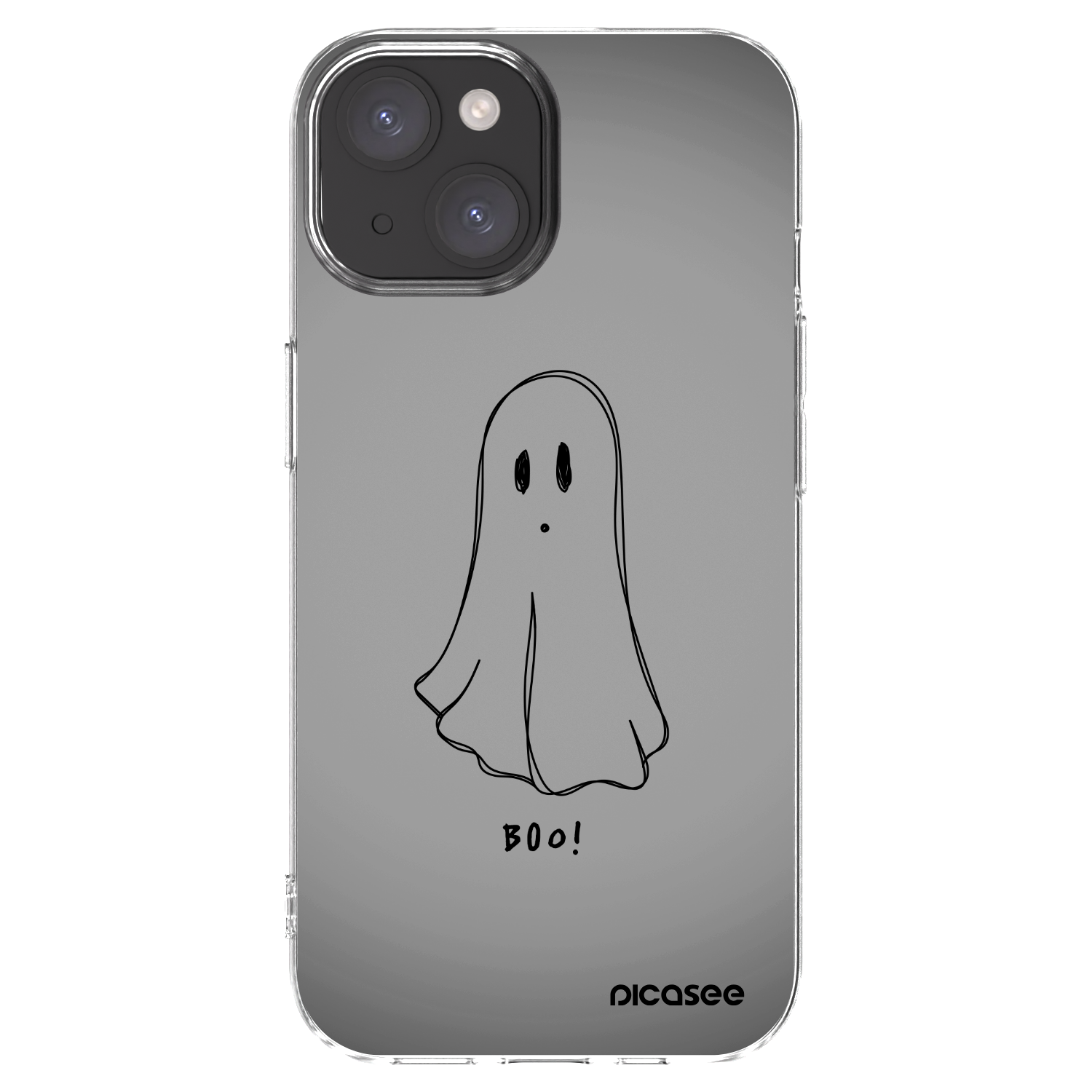 Picasee silikónový prehľadný obal pre Apple iPhone 15 - Ghost