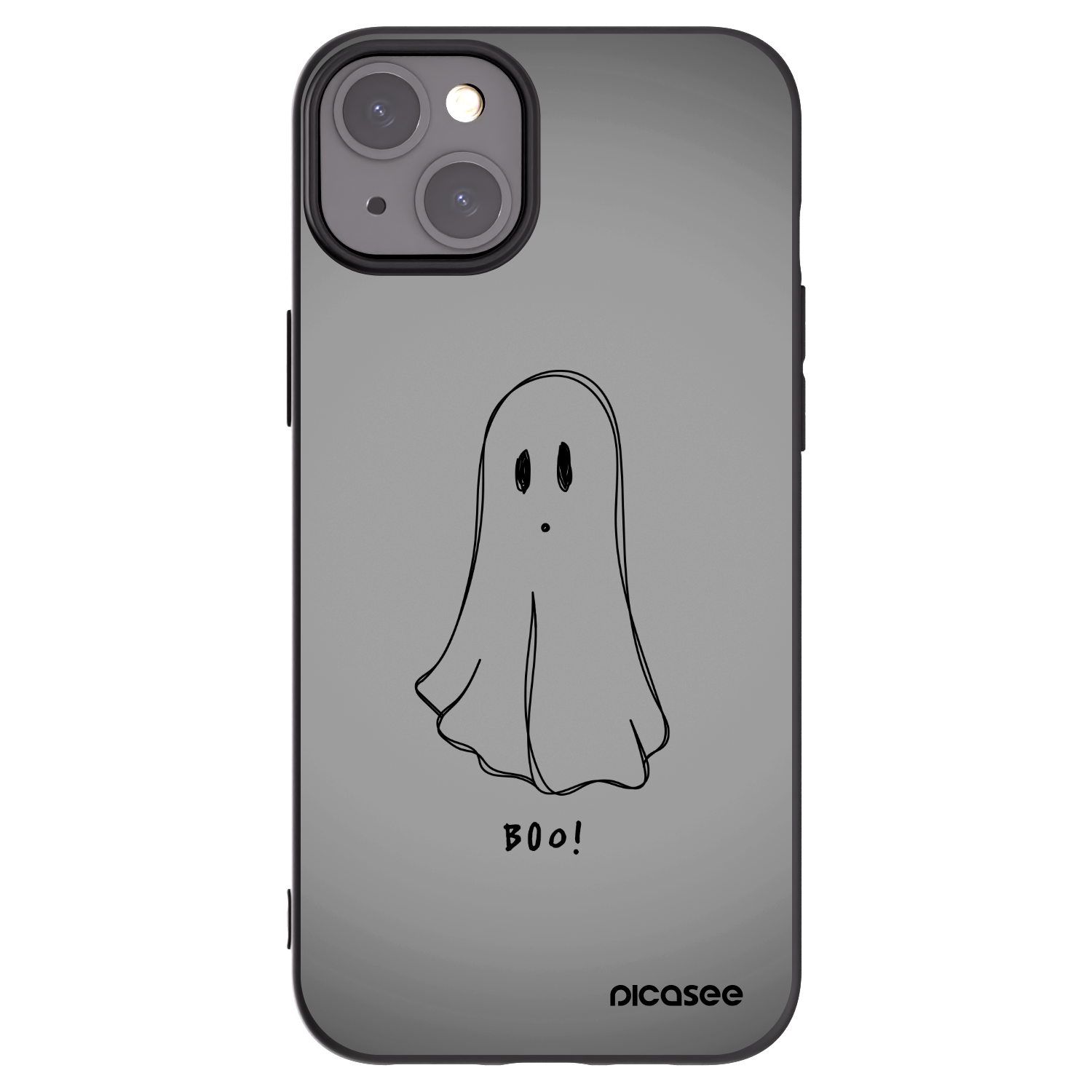 Picasee silikónový čierny obal pre Apple iPhone 15 Plus - Ghost