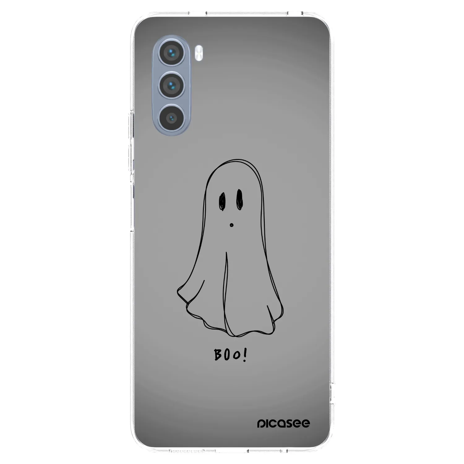 Picasee silikónový prehľadný obal pre Motorola Moto G62 - Ghost
