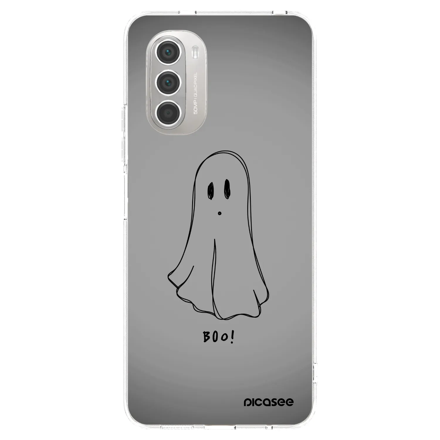 Picasee silikónový prehľadný obal pre Motorola Moto G51 - Ghost