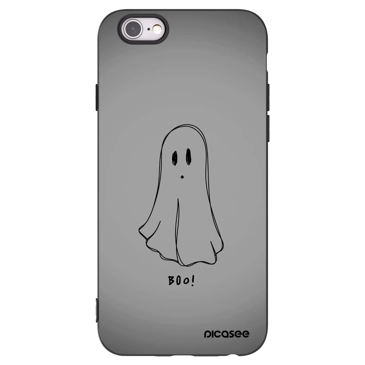 Picasee silikónový čierny obal pre Apple iPhone 6/6S - Ghost