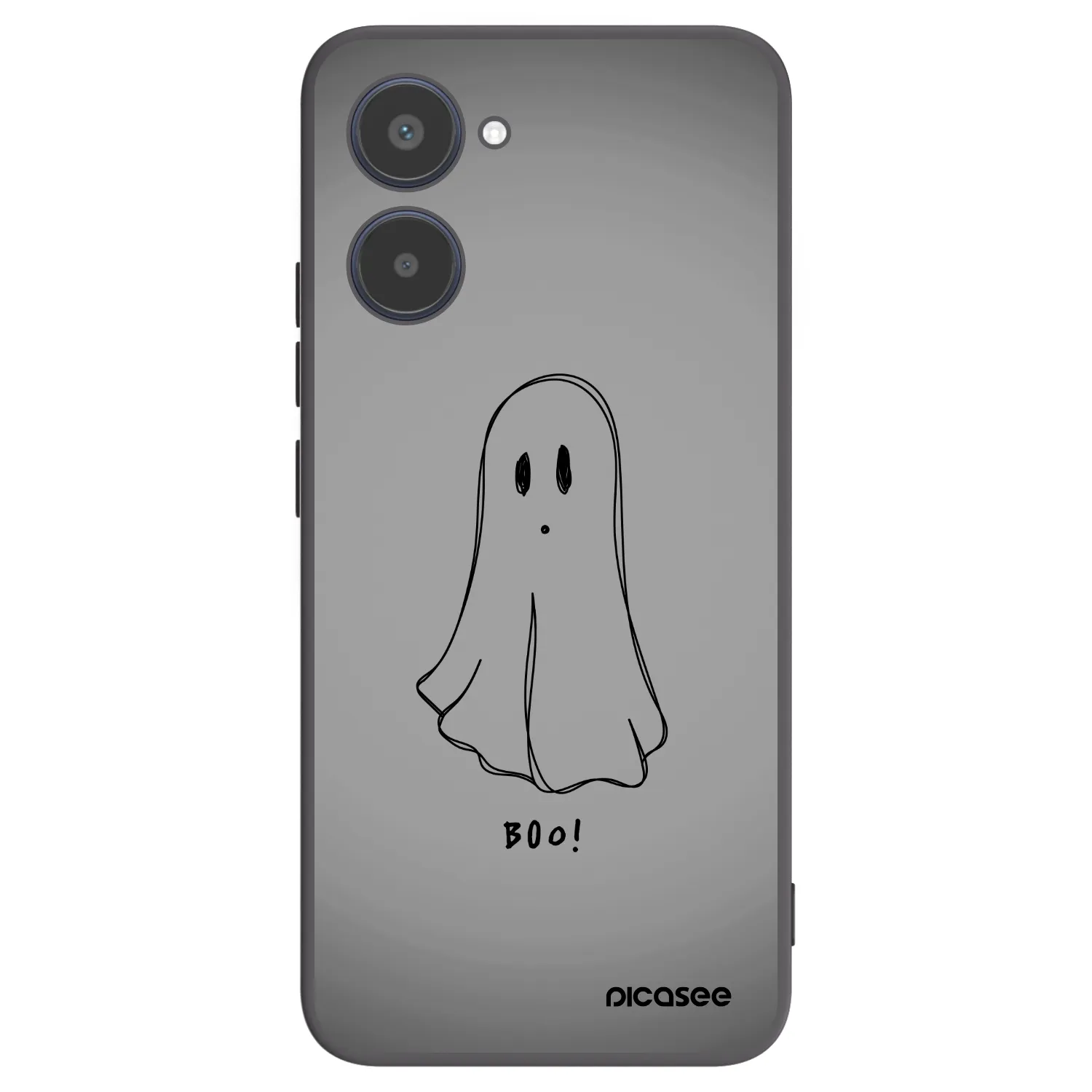 Picasee silikónový čierny obal pre Realme 10 4G - Ghost