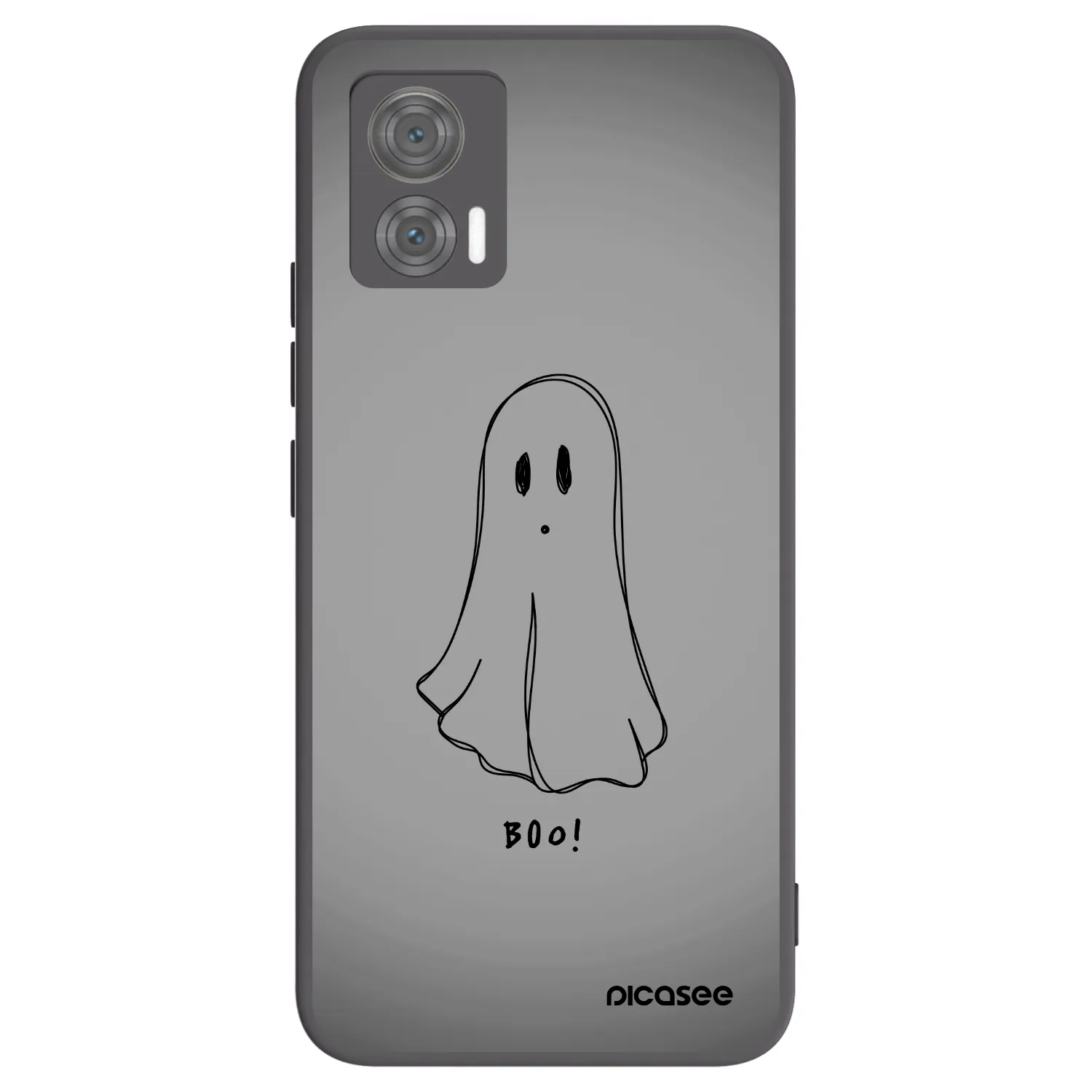 Picasee silikónový čierny obal pre Motorola Edge 30 Neo - Ghost