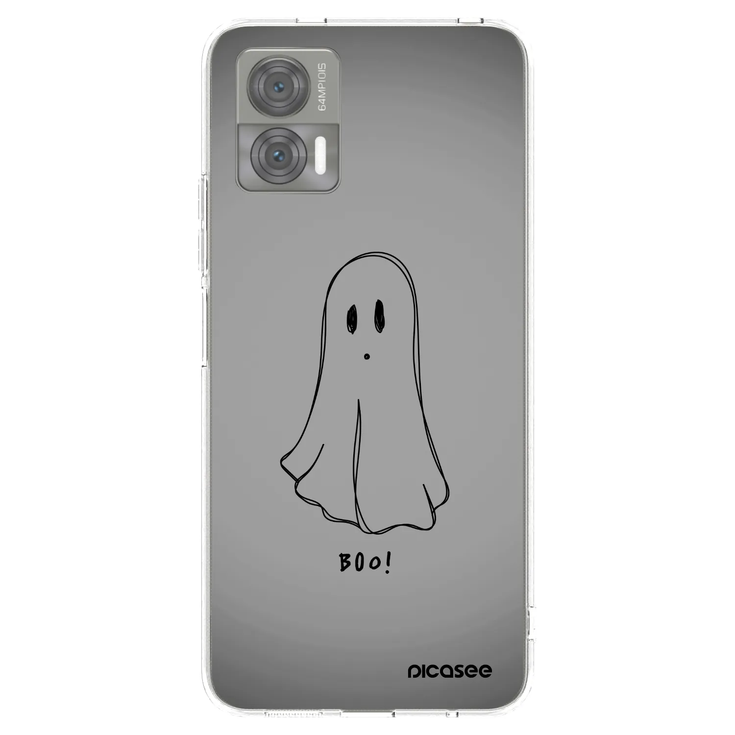 Picasee silikónový prehľadný obal pre Motorola Edge 30 Neo - Ghost