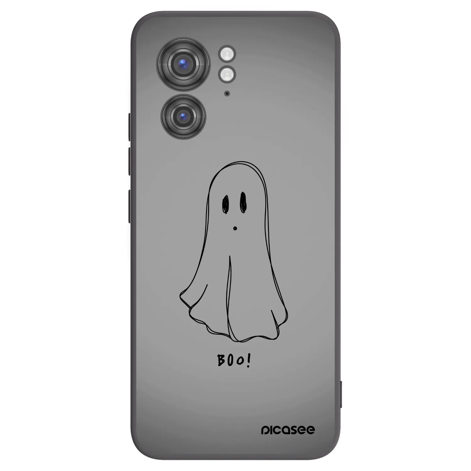 Picasee silikónový čierny obal pre Motorola Edge 40 - Ghost