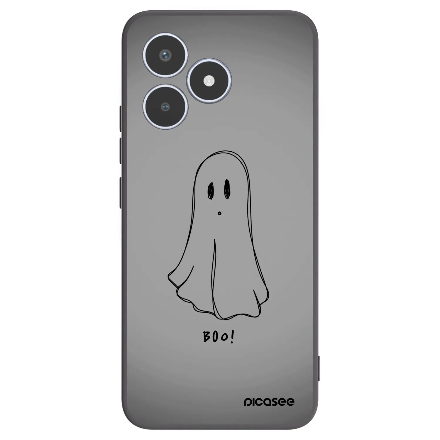 Picasee silikónový čierny obal pre Realme C53 - Ghost