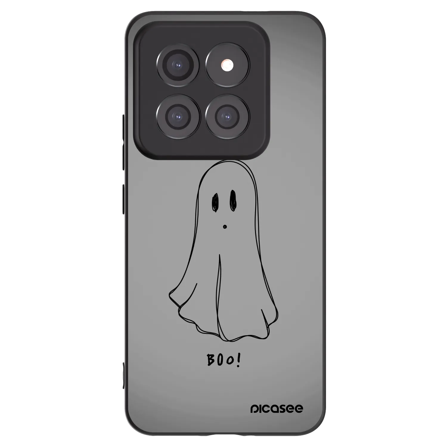 Picasee silikónový čierny obal pre Xiaomi 14 Pro - Ghost