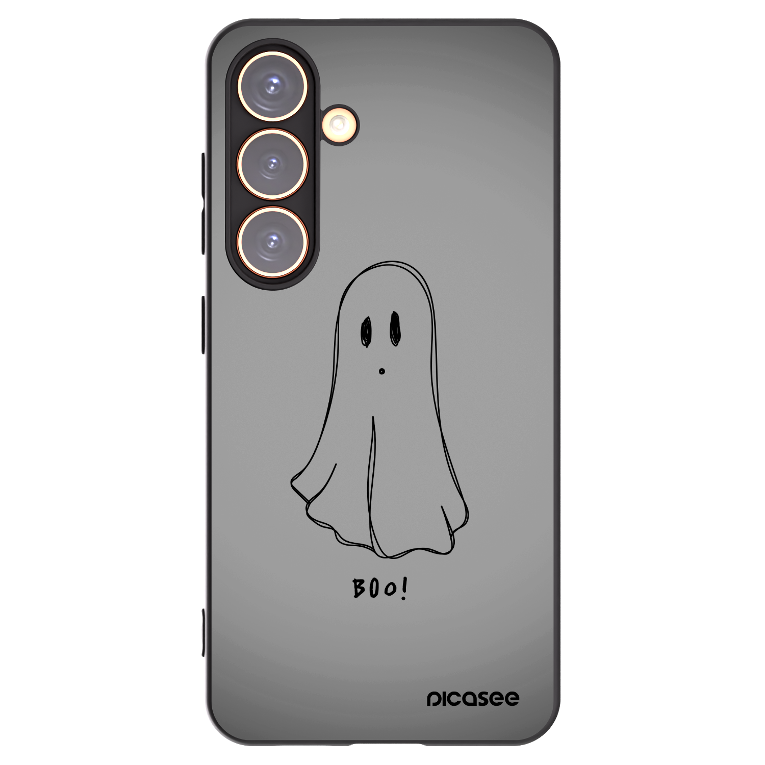 Picasee silikónový čierny obal pre Samsung Galaxy S24 S921B 5G - Ghost