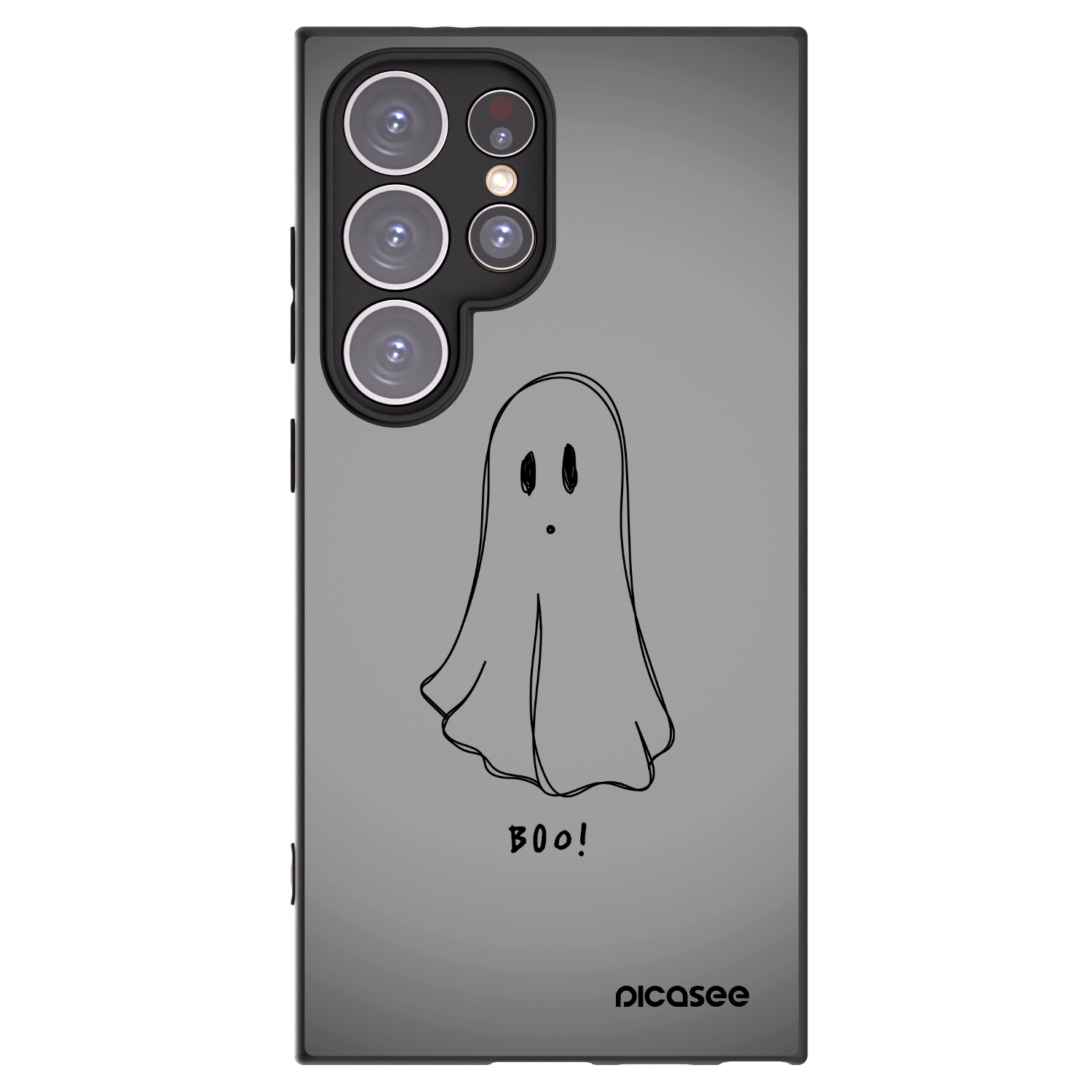 Picasee silikónový čierny obal pre Samsung Galaxy S24 Ultra S928B 5G - Ghost