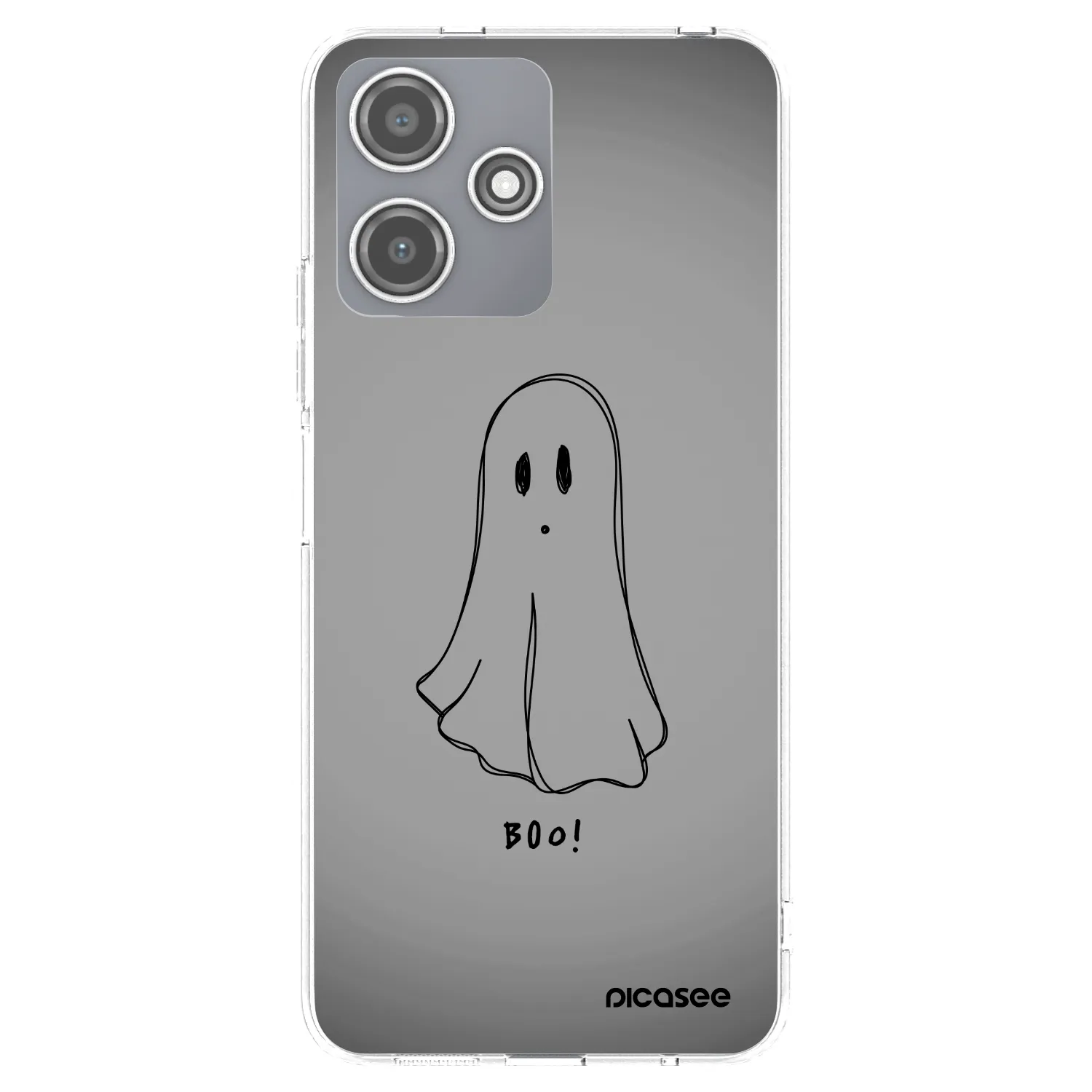 Picasee silikónový prehľadný obal pre Xiaomi Redmi 12 5G - Ghost