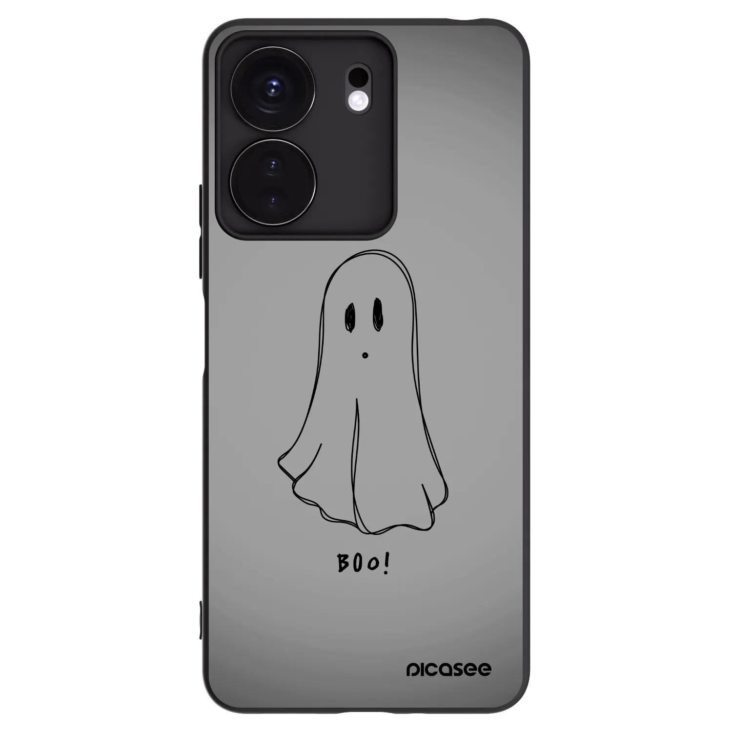 Picasee silikónový čierny obal pre Xiaomi Redmi 13C 4G - Ghost