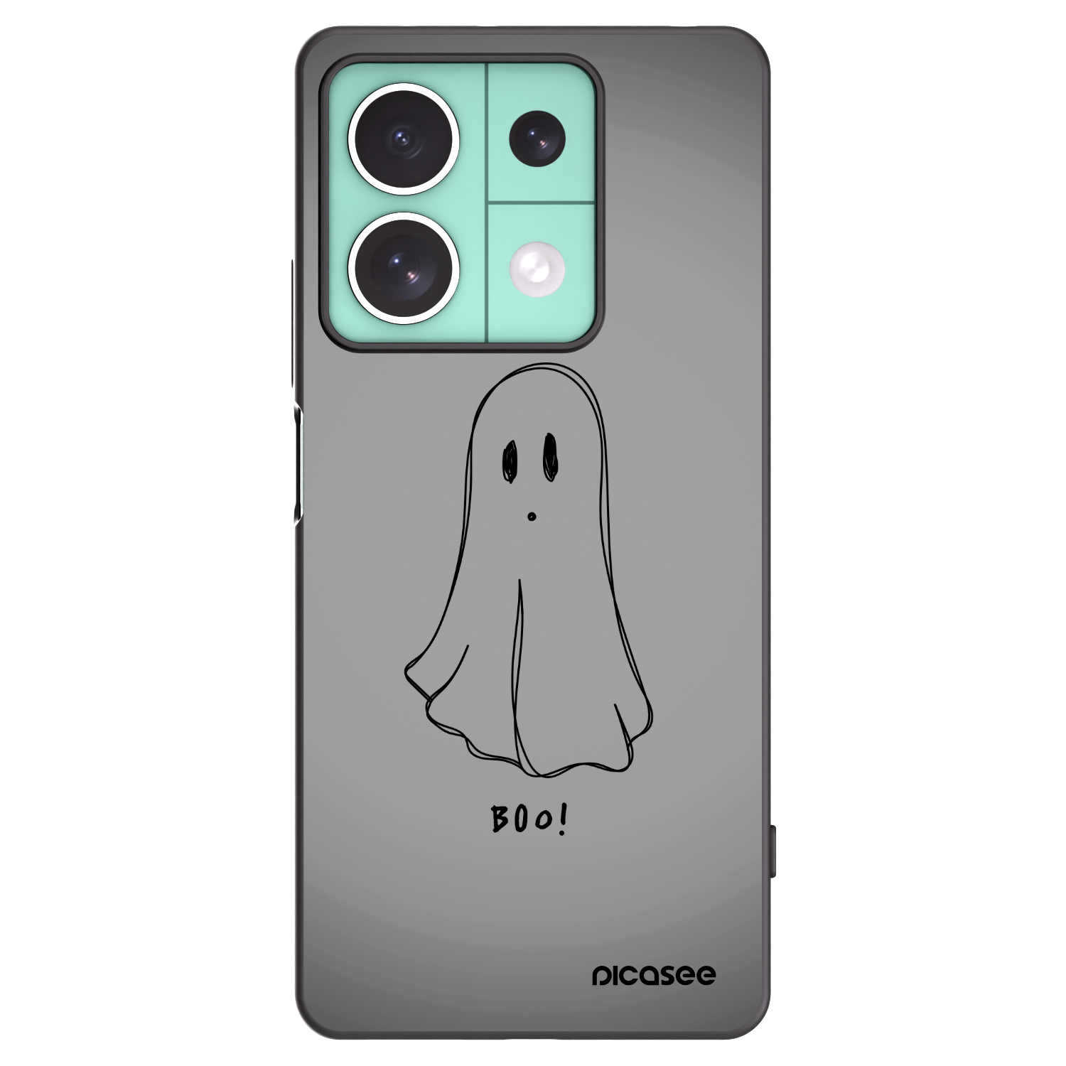 Picasee silikónový čierny obal pre Xiaomi Redmi Note 13 5G - Ghost