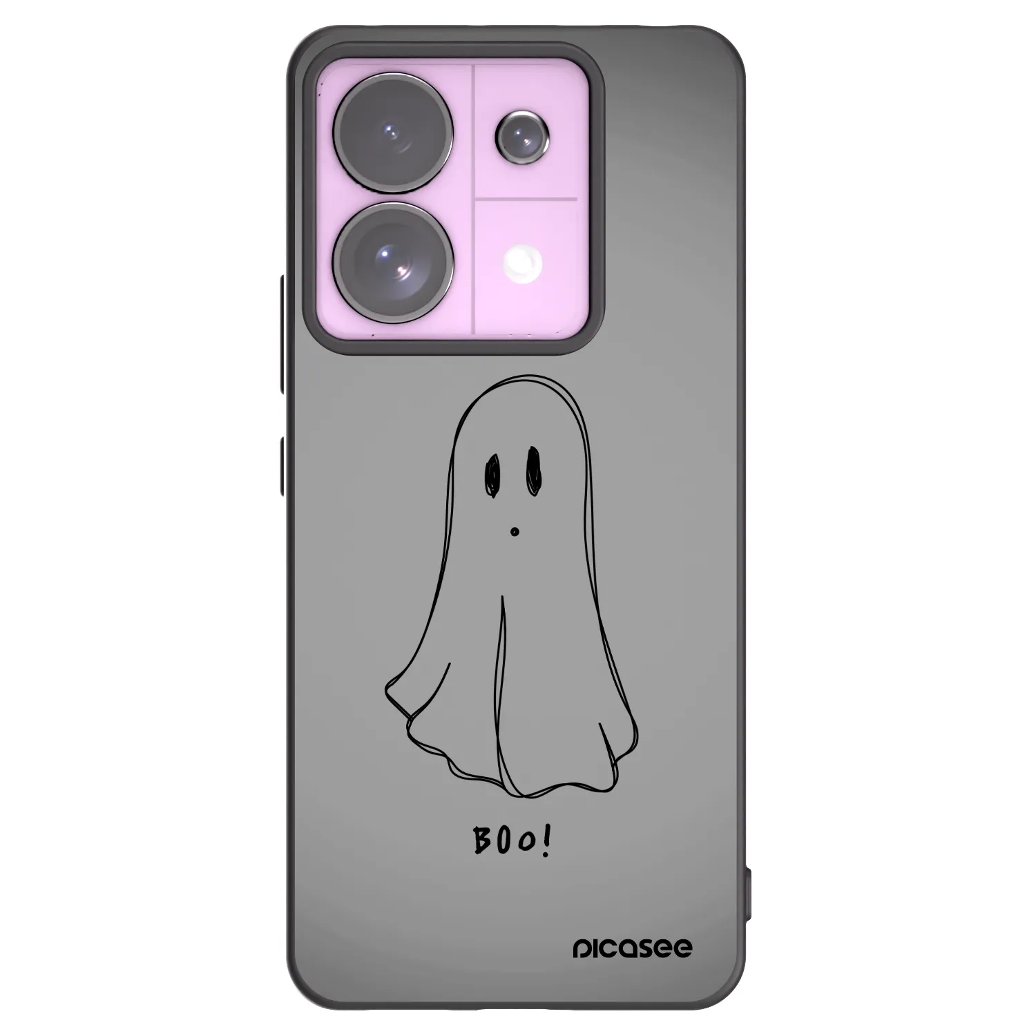 Picasee silikónový čierny obal pre Xiaomi Redmi Note 13 Pro 5G - Ghost